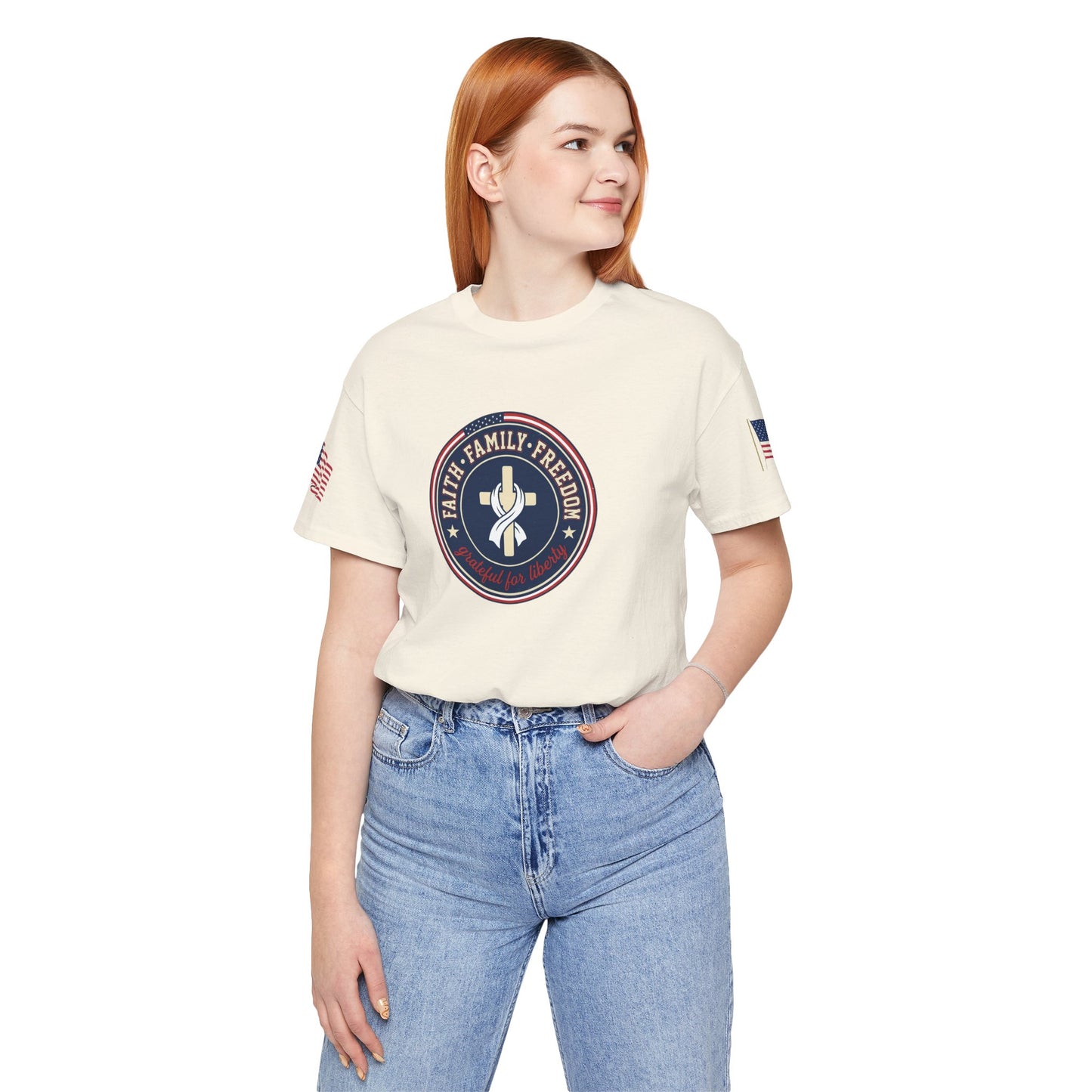 Faith Family Freedom Tee | Patriotic t-shirt