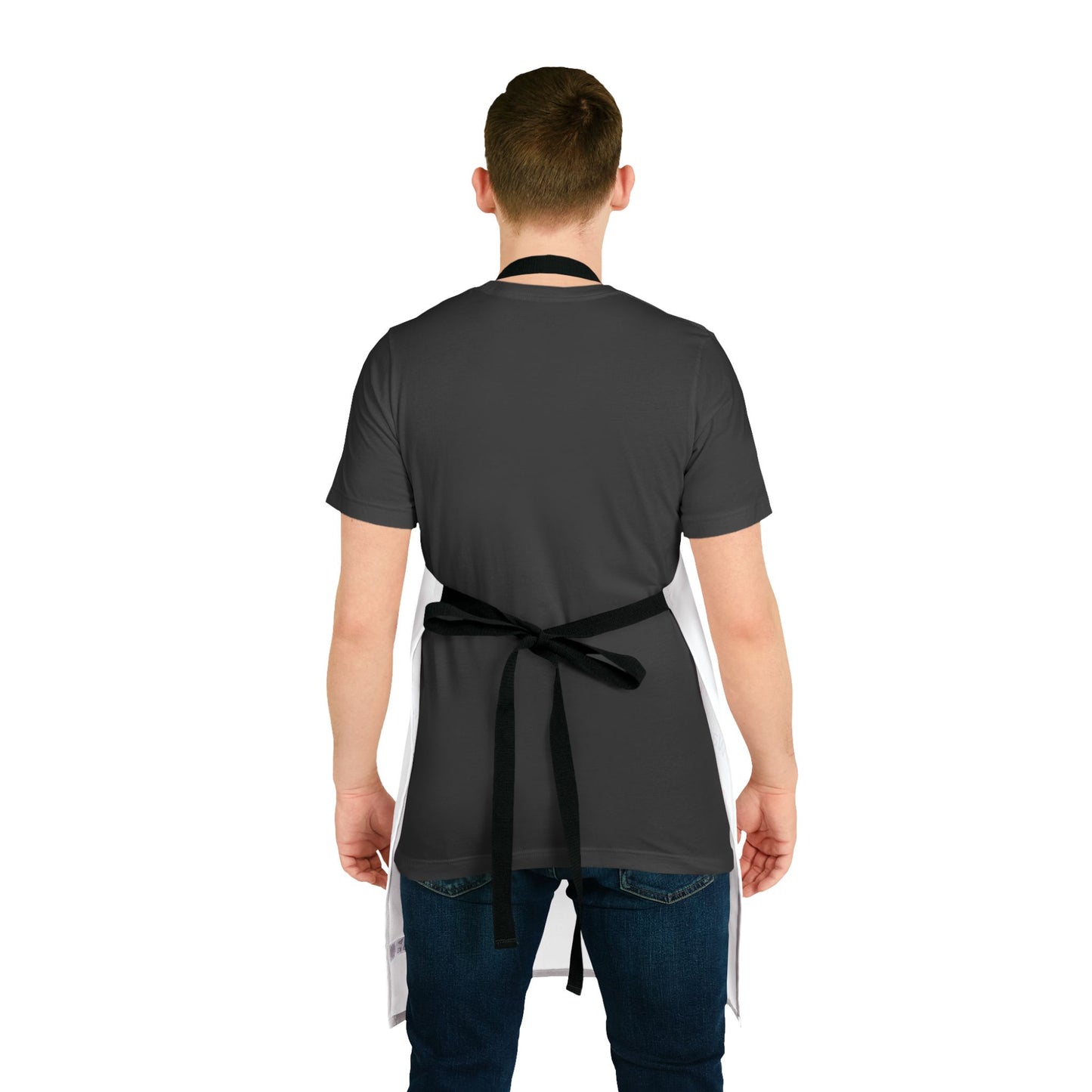 Apron, Fish Design, 2-Color Straps