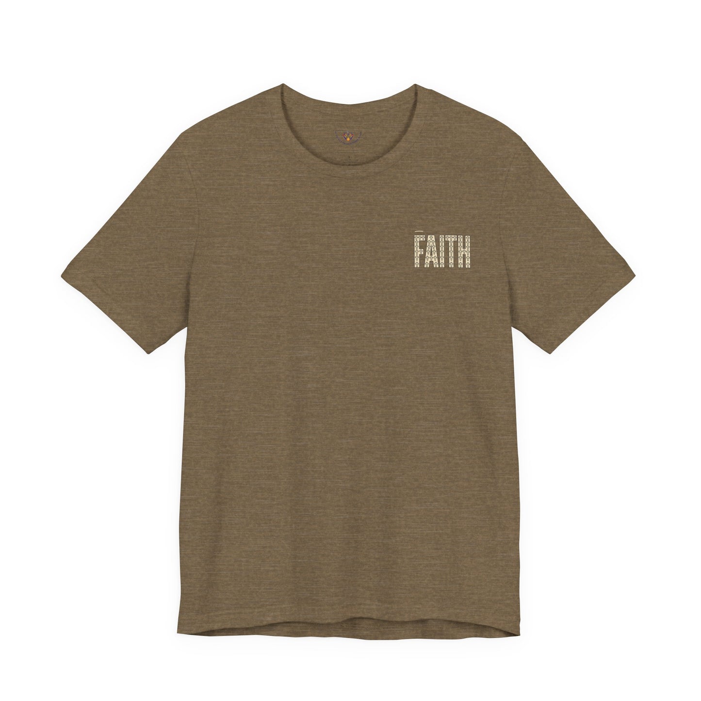 Faith block letters T-Shirt | Christian encouragement, pastel groovy style