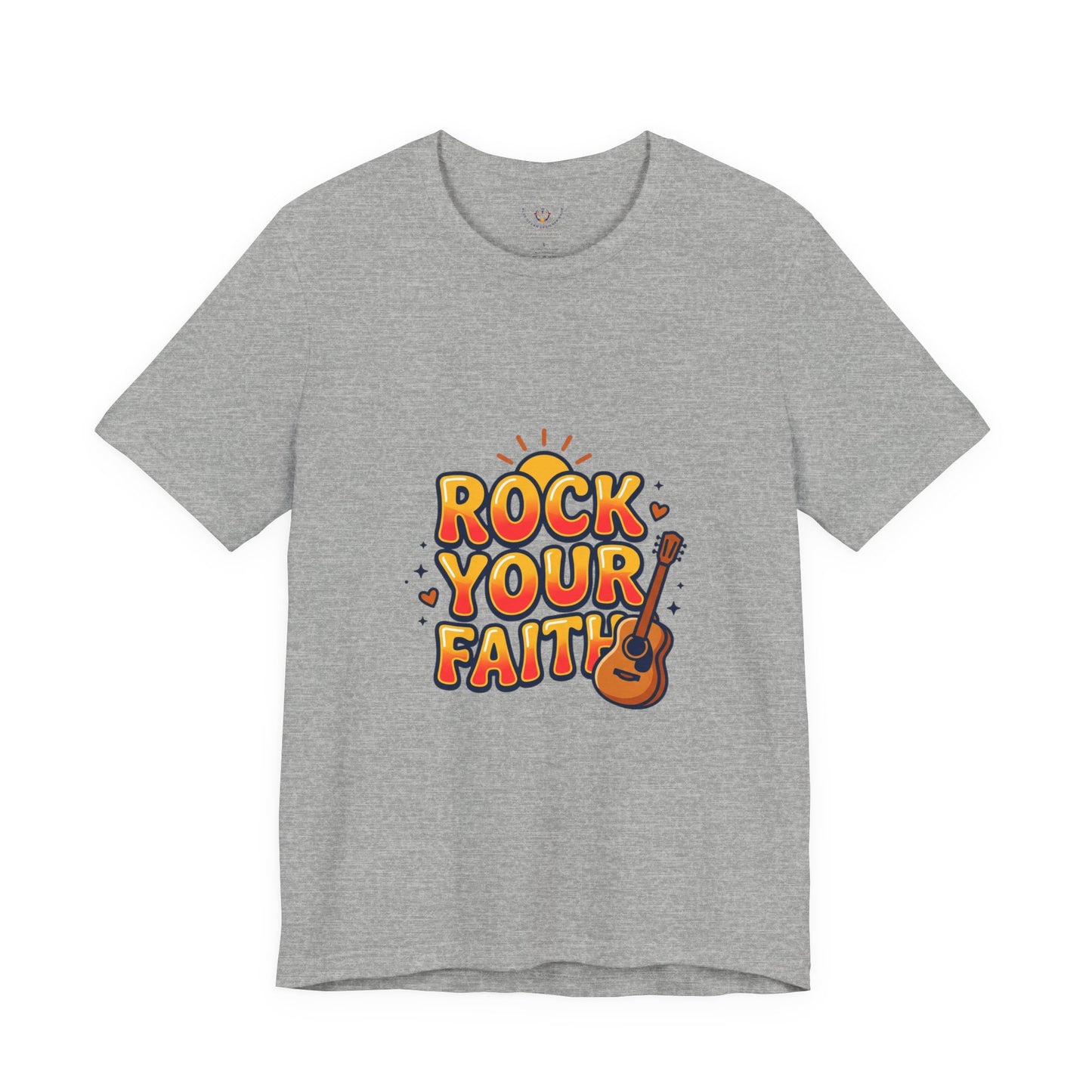 Rock Your Faith T-Shirt | Christian encouragement, retro groovy pastel