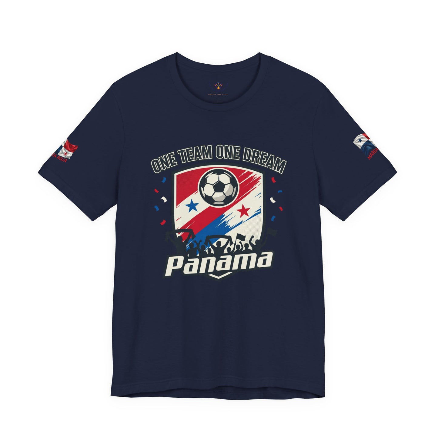 Panama Retro Soccer Crest Tee | country pride, championship season