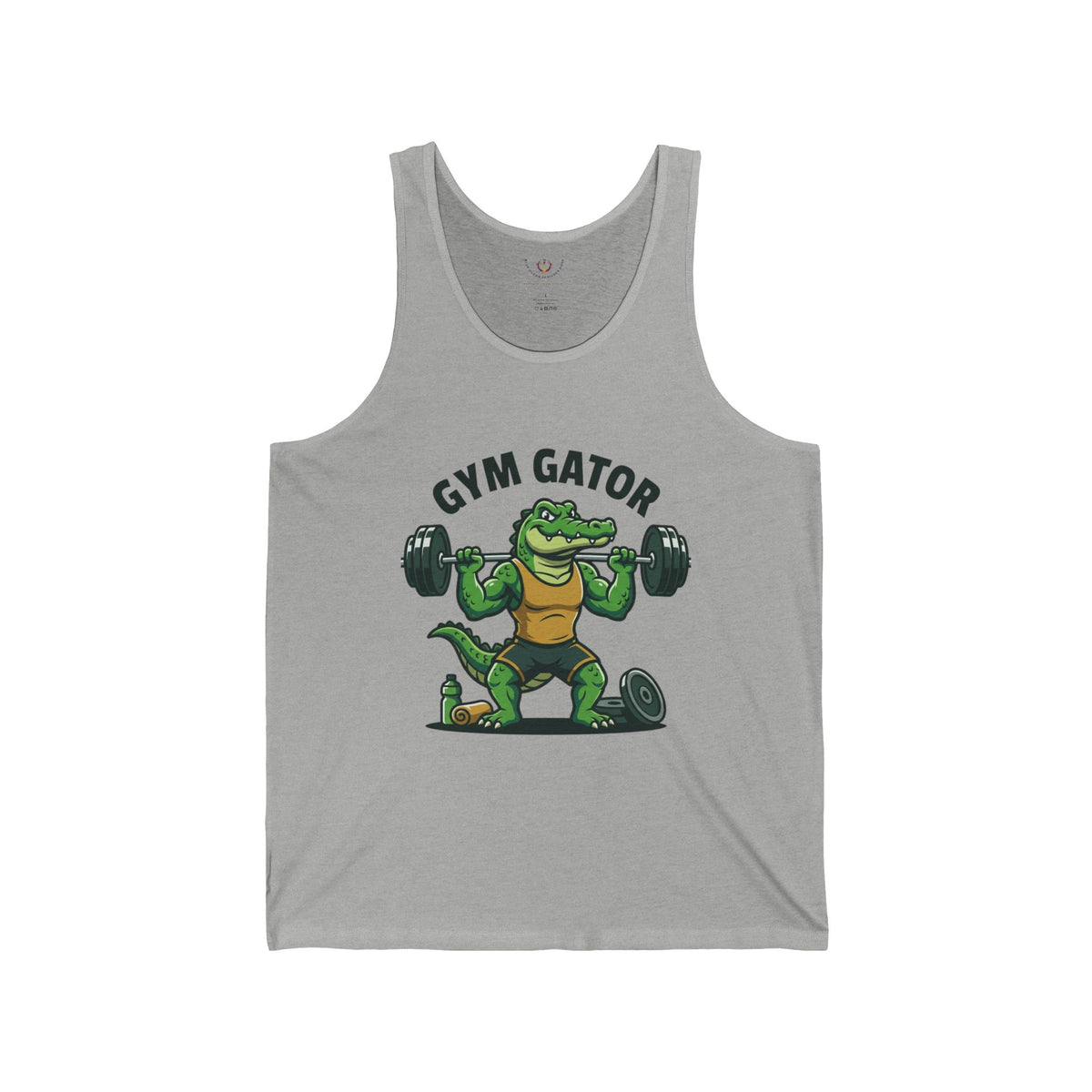 Gym Gator Tank Top — Funny Alligator Weightlifting Fitness Tank