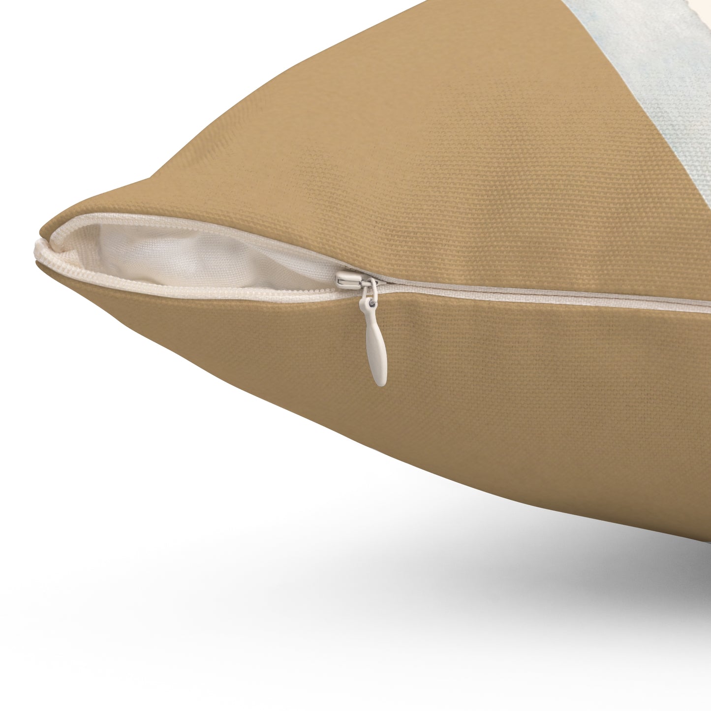 Neutral Earthwater Abstract Decorative Pillow