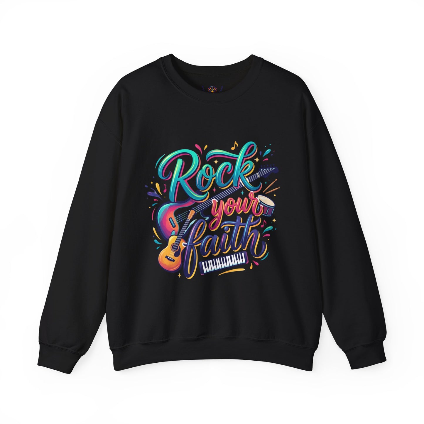Rock Your Faith Sweatshirt — Christian Music Graphic Crewneck