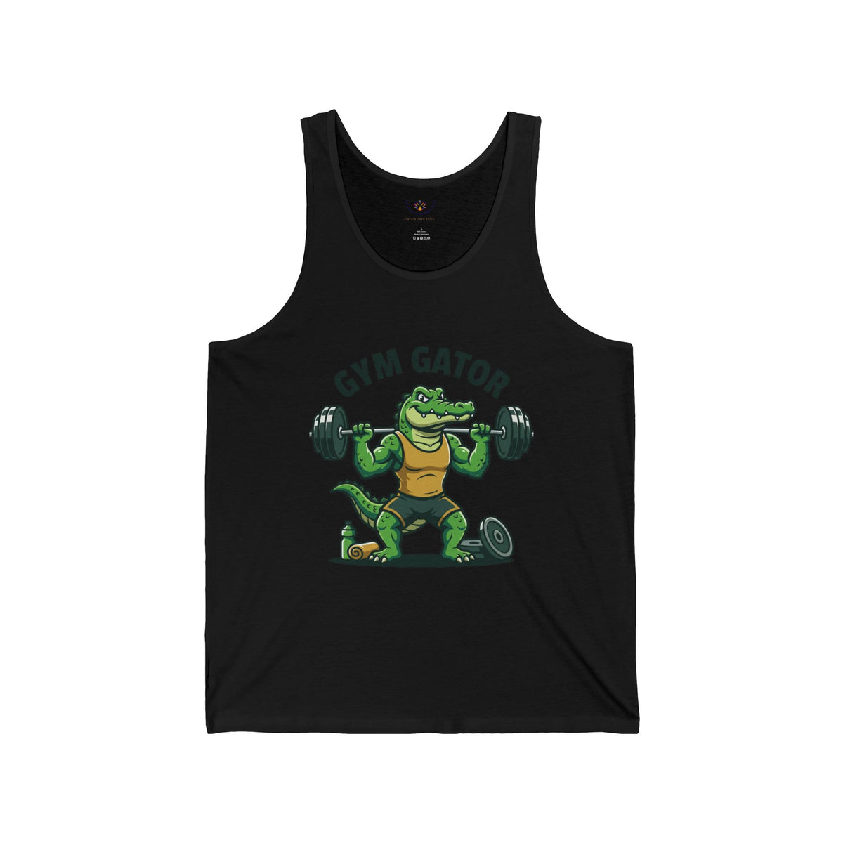 Gym Gator Tank Top — Funny Alligator Weightlifting Fitness Tank