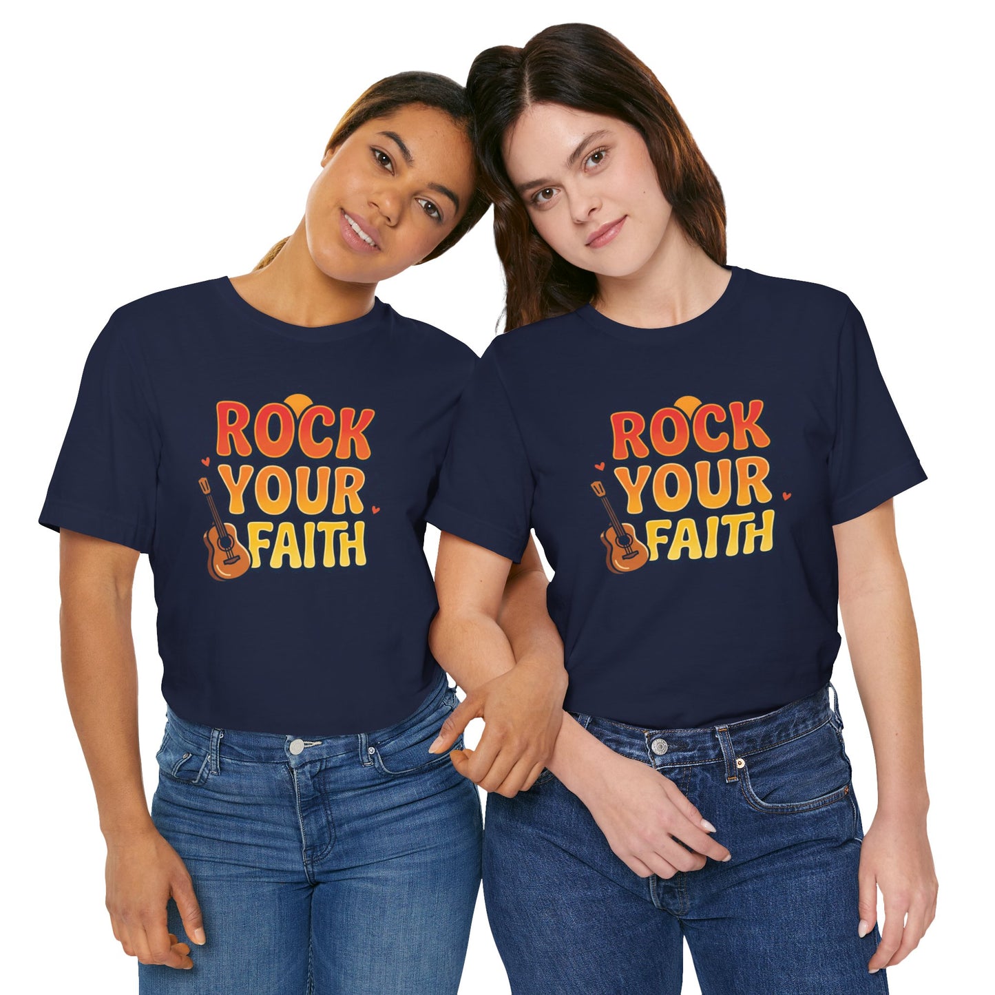 Rock Your Faith Tee | Christian encouragement, retro groovy pastel