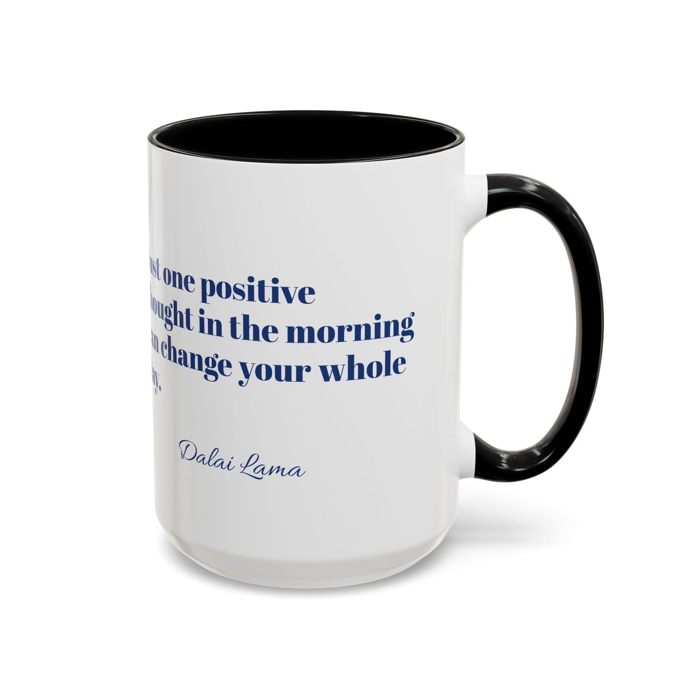 Positive Attitude Accent Coffee Mug (11, 15oz)