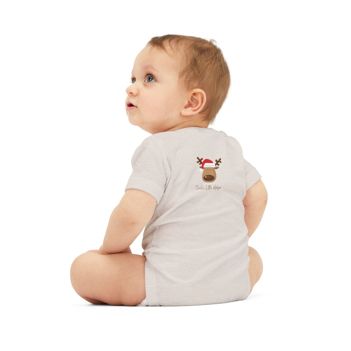 Reindeer Baby Onesie - Cute 'Tis the Season Infant Bodysuit, Christmas Holiday Outfit
