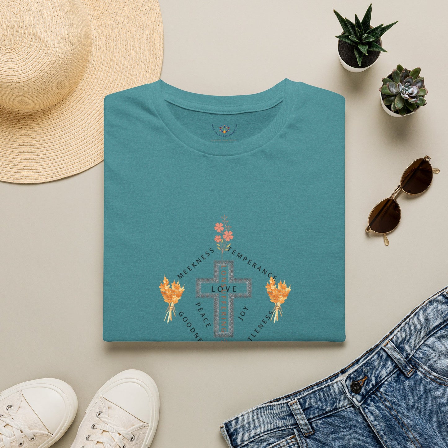 Faith Cross T-Shirt — Inspirational Christian Tee
