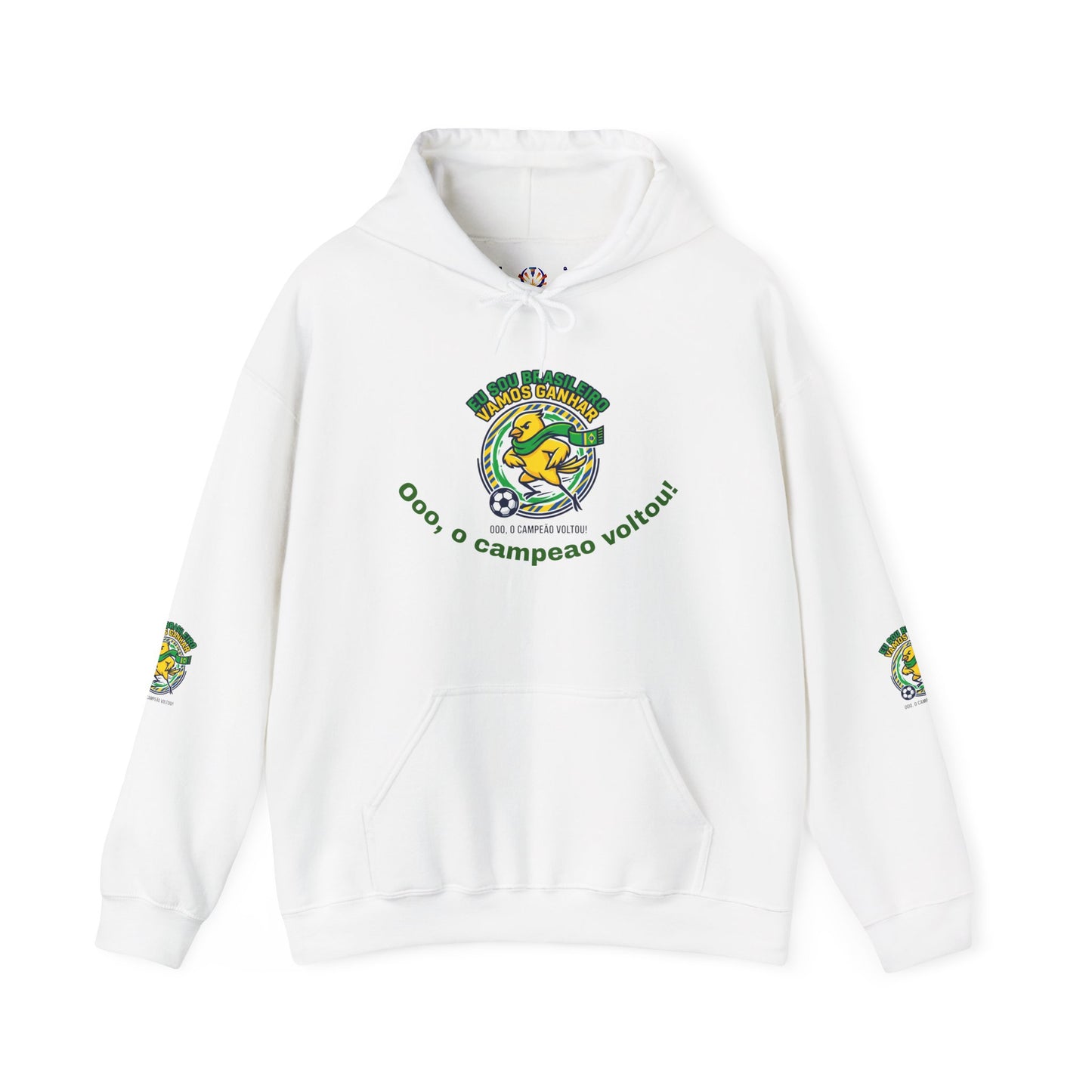 Brazil Retro Soccer Hoodie | national colors, supporters