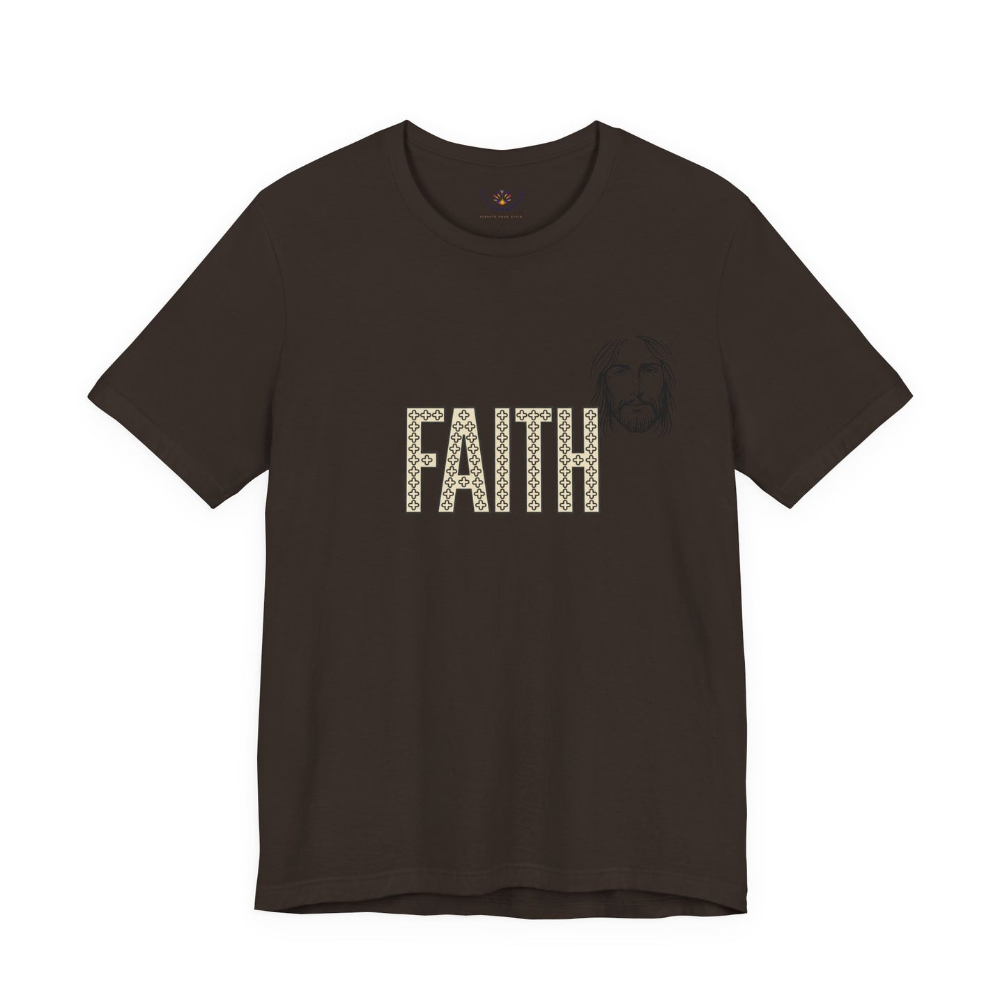 Faith Graphic Tee — Jesus Face Christian T-Shirt
