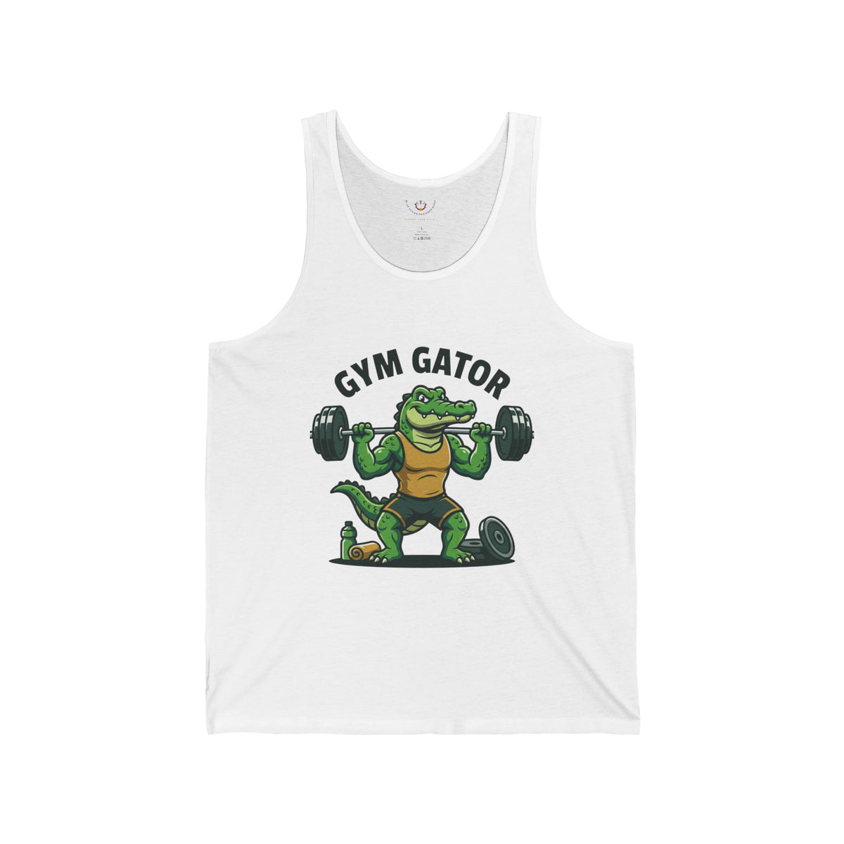 Gym Gator Tank Top — Funny Alligator Weightlifting Fitness Tank