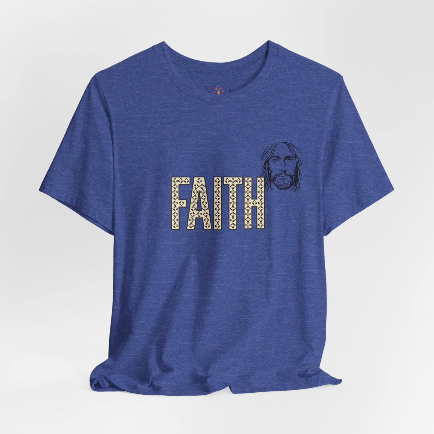 Faith Graphic Tee — Jesus Face Christian T-Shirt