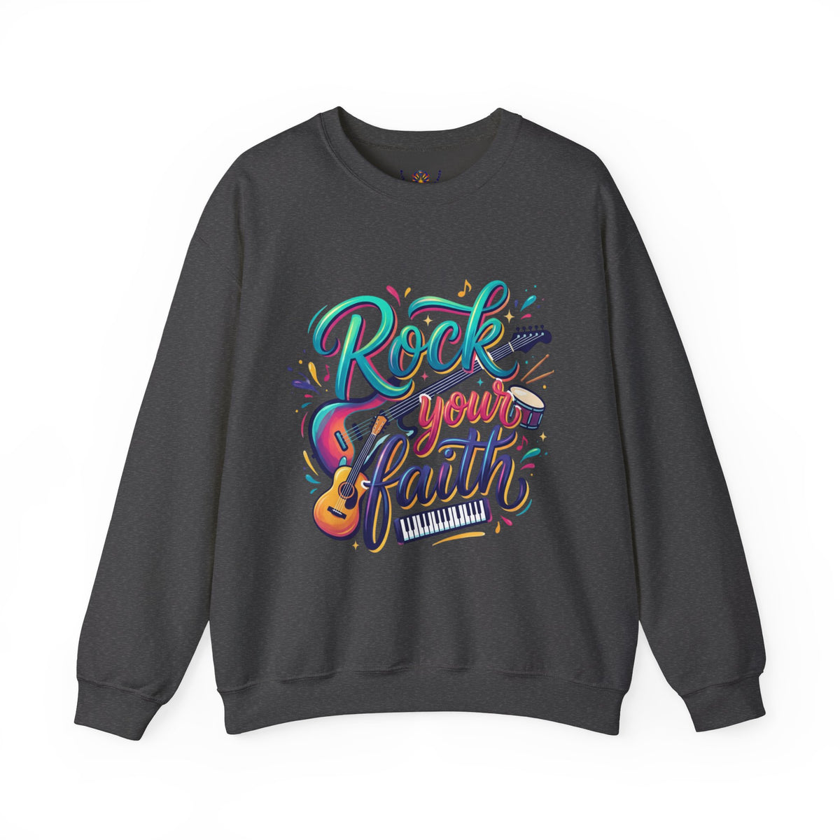 Rock Your Faith Sweatshirt — Christian Music Graphic Crewneck