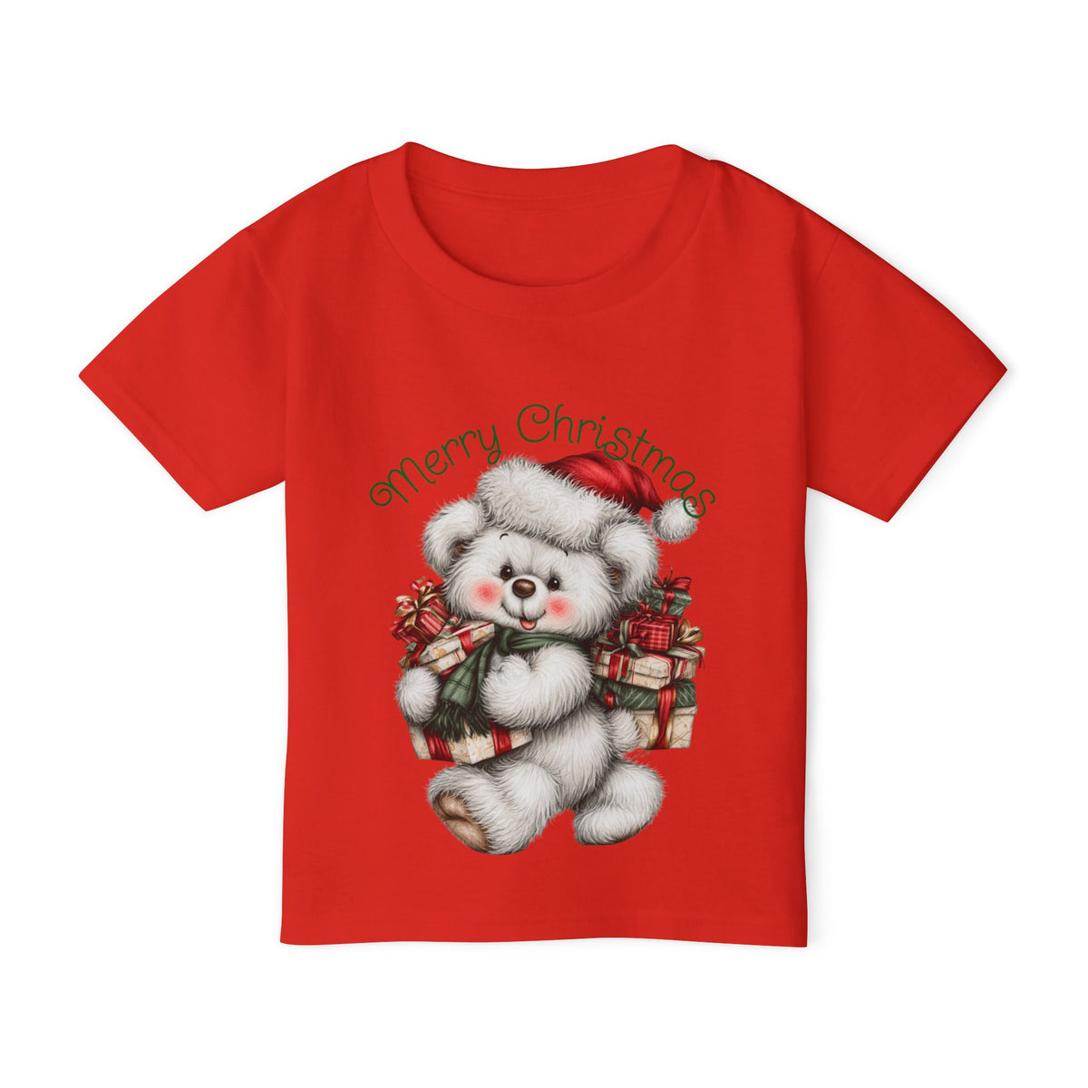 Merry Christmas Bear Toddler T-Shirt