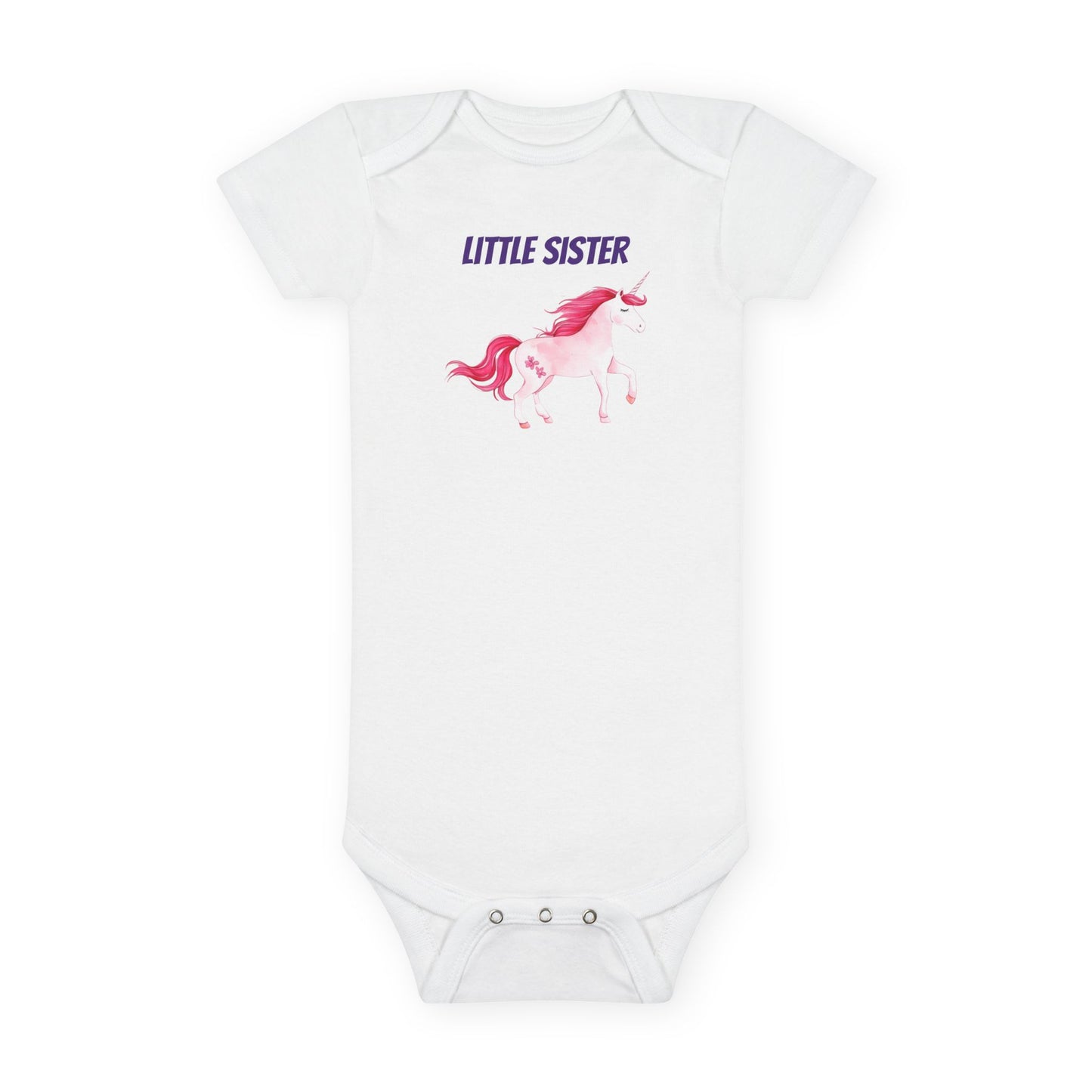 Unicorn Baby Onesie – Cute Short Sleeve Bodysuit for Infants