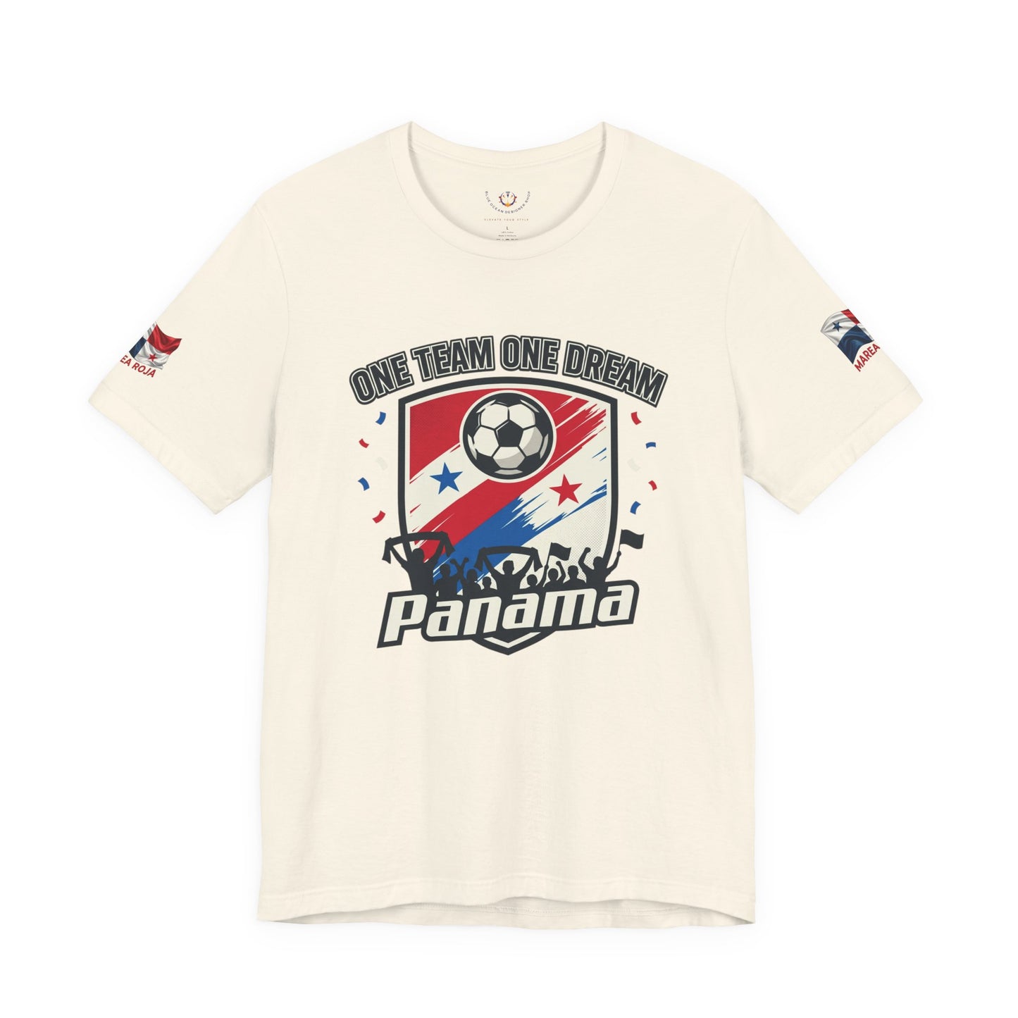 Panama Retro Soccer Crest Tee | country pride, championship season