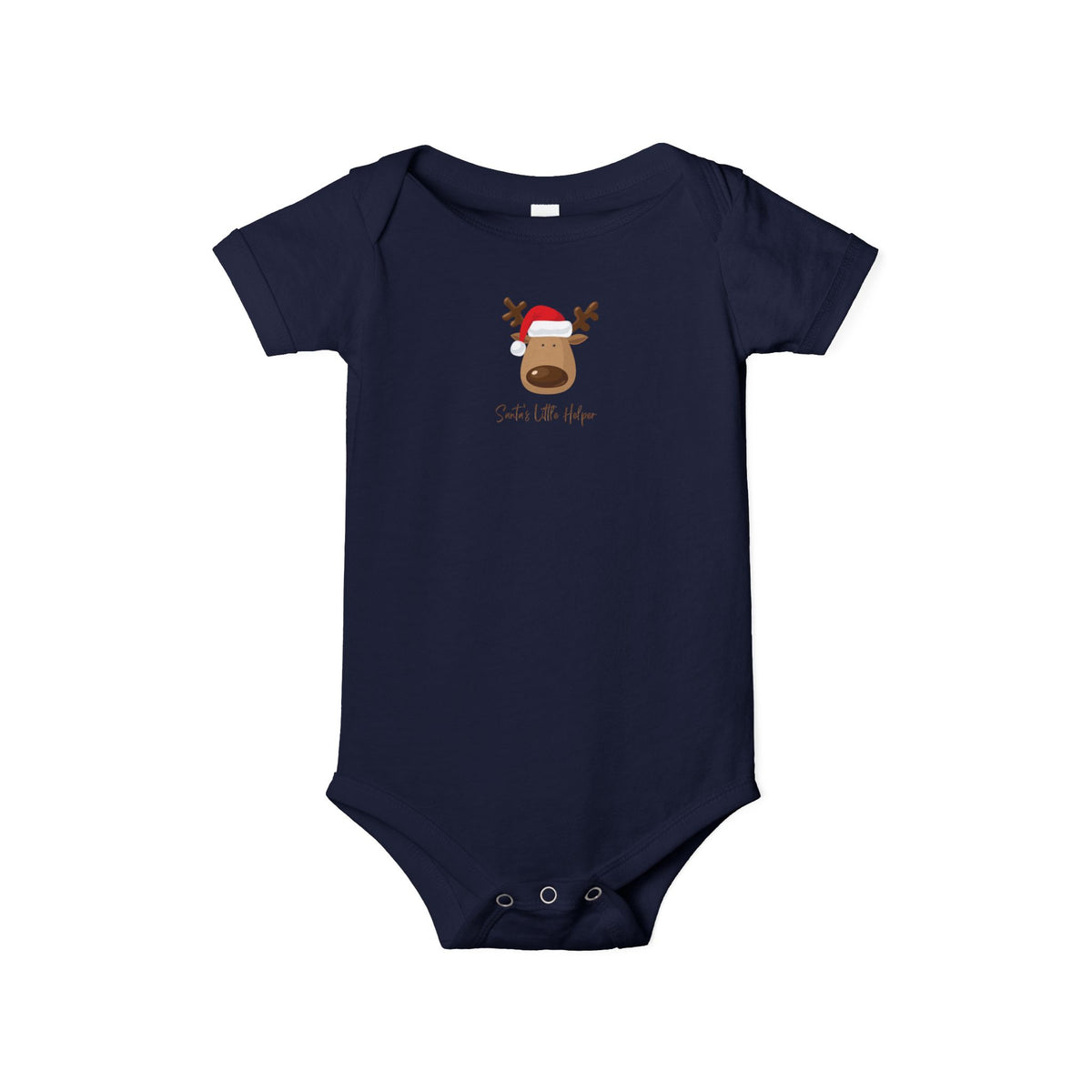 Reindeer Baby Onesie - Cute 'Tis the Season Infant Bodysuit, Christmas Holiday Outfit