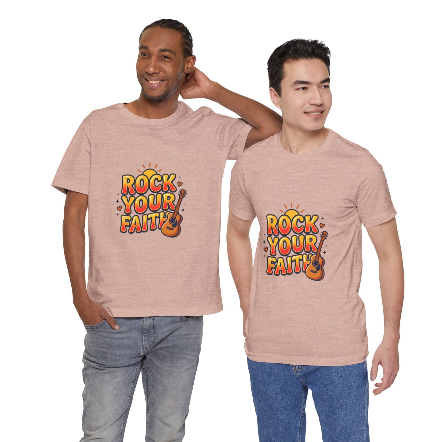 Rock Your Faith T-Shirt | Christian encouragement, retro groovy pastel