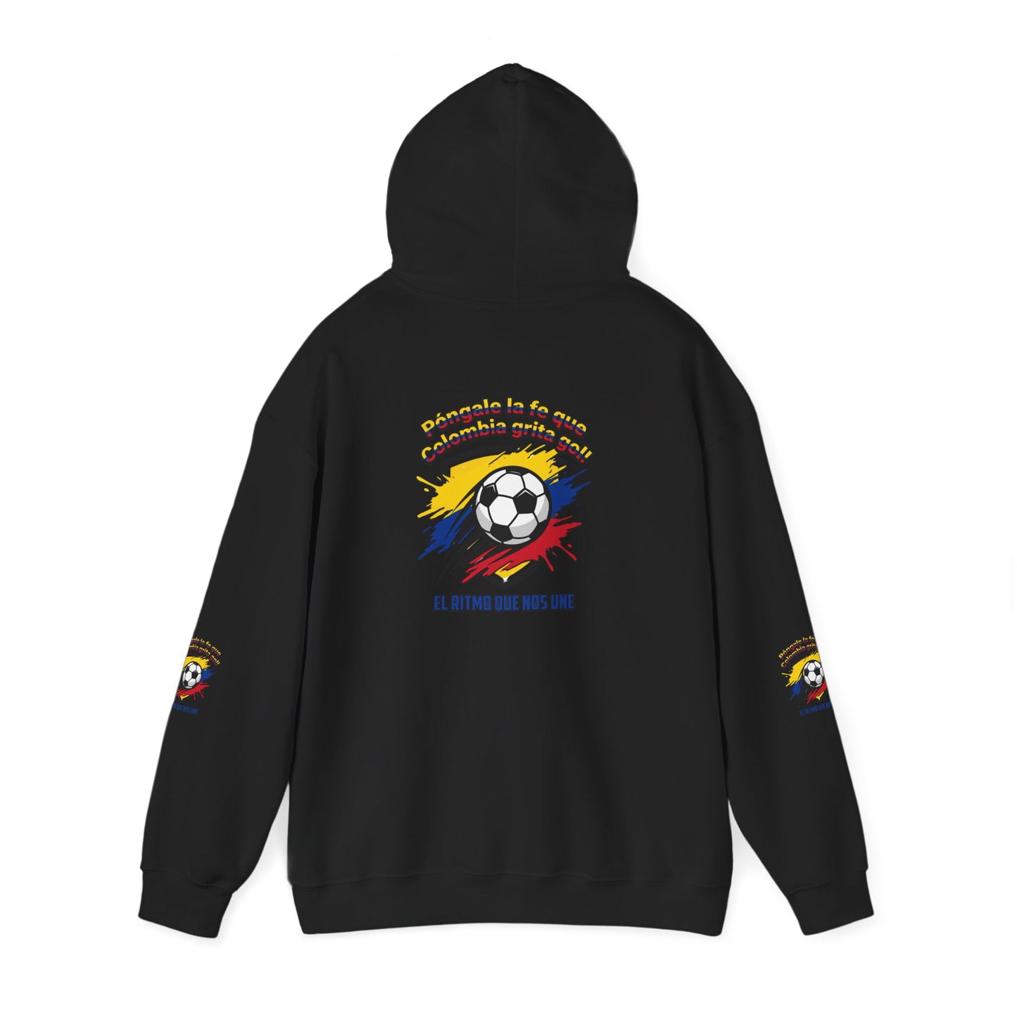 Colombia Pride Soccer Crest Hoodie | retro soccer, national colors