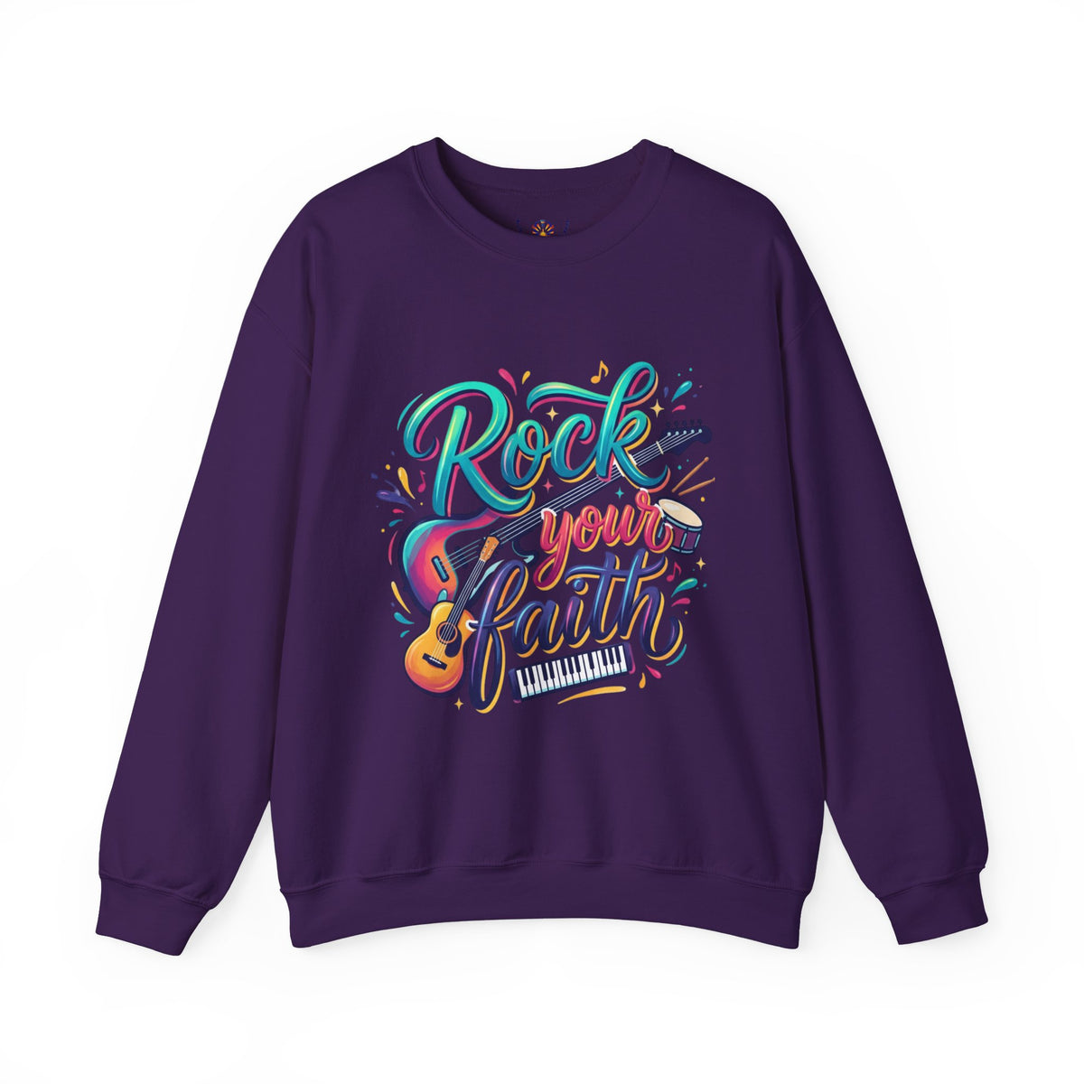 Rock Your Faith Sweatshirt — Christian Music Graphic Crewneck