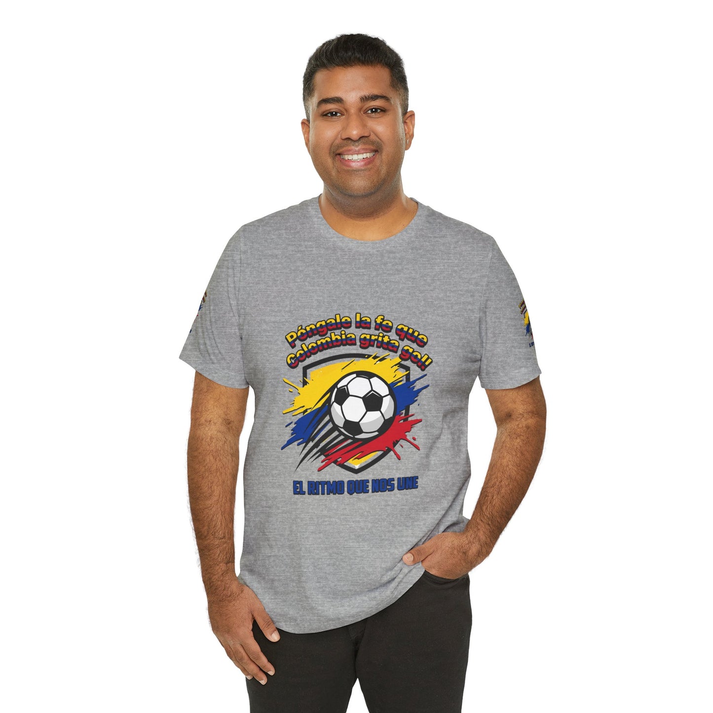 Colombia Pride Soccer Tee | Retro soccer, national colors