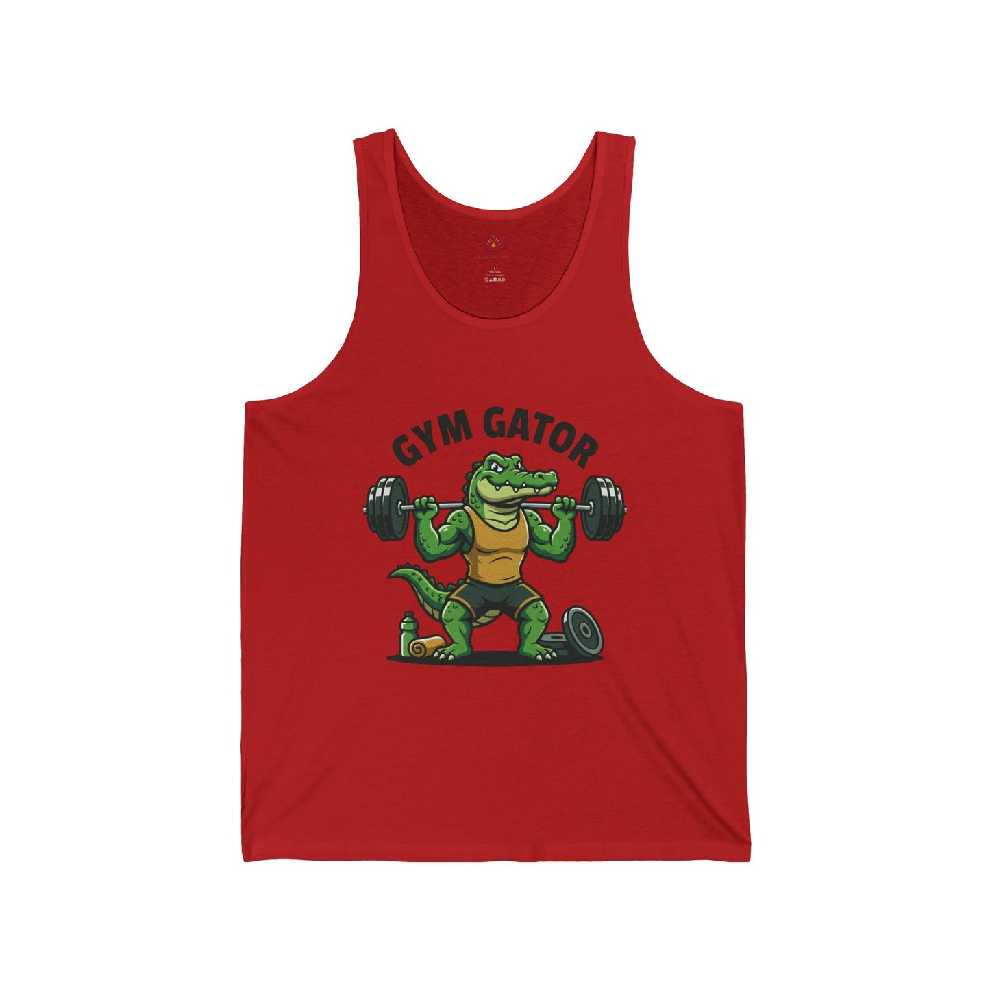 Gym Gator Tank Top — Funny Alligator Weightlifting Fitness Tank