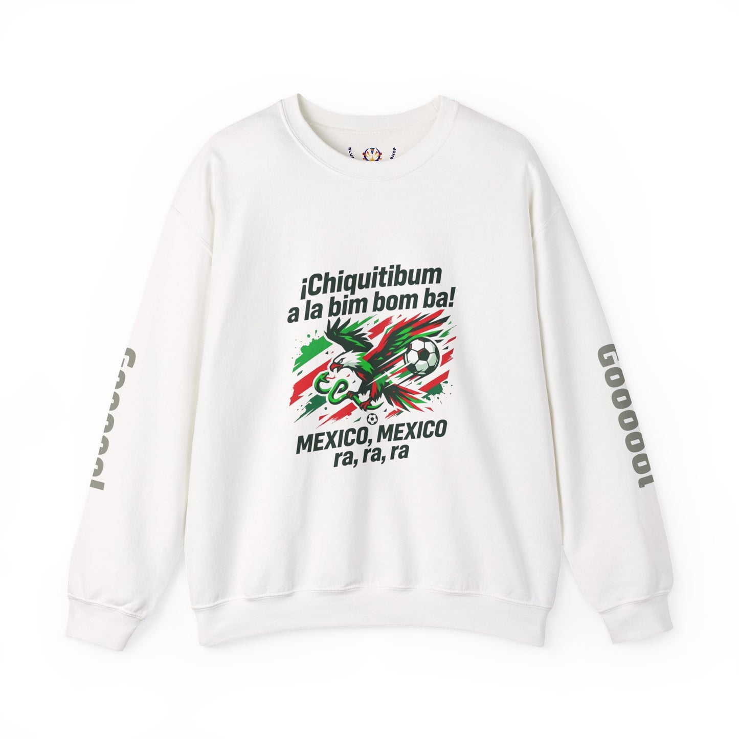 Mexico Chant Soccer Crewneck, country pride, retro soccer