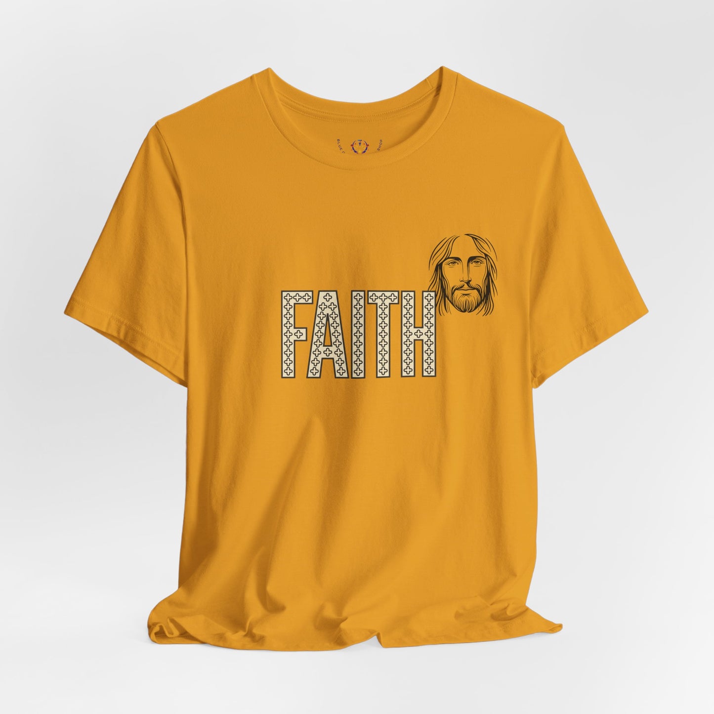 Faith Graphic Tee — Jesus Face Christian T-Shirt