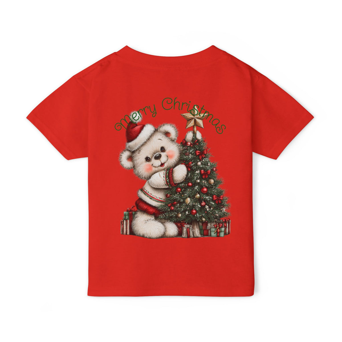 Merry Christmas Bear Toddler T-Shirt