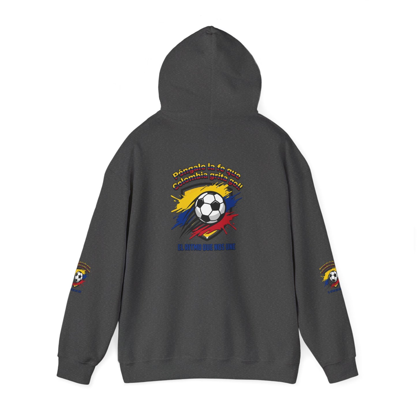 Colombia Pride Soccer Crest Hoodie | retro soccer, national colors