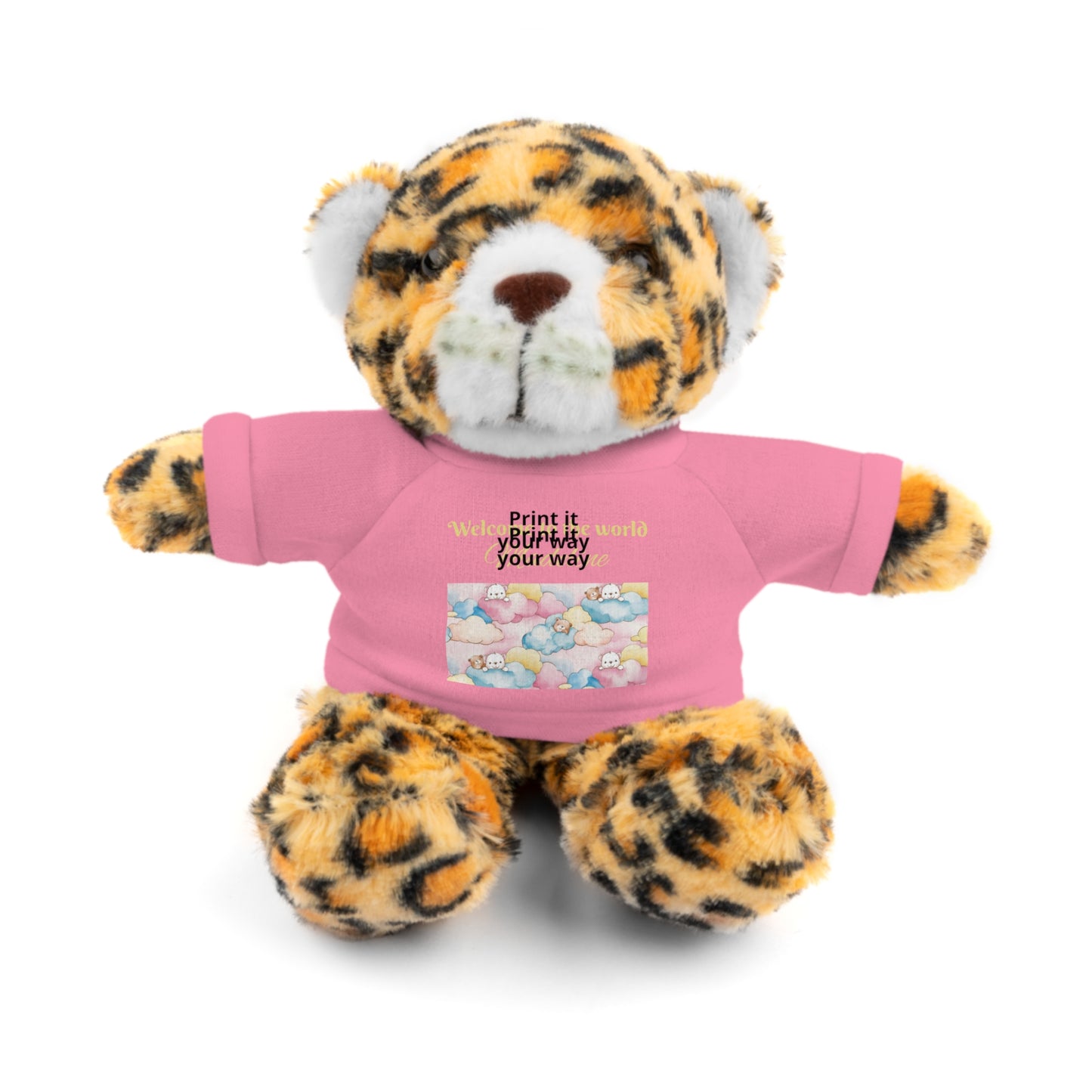 Welcome to the World Newborn Baby Teddy with 'Welcome to the world' Tee