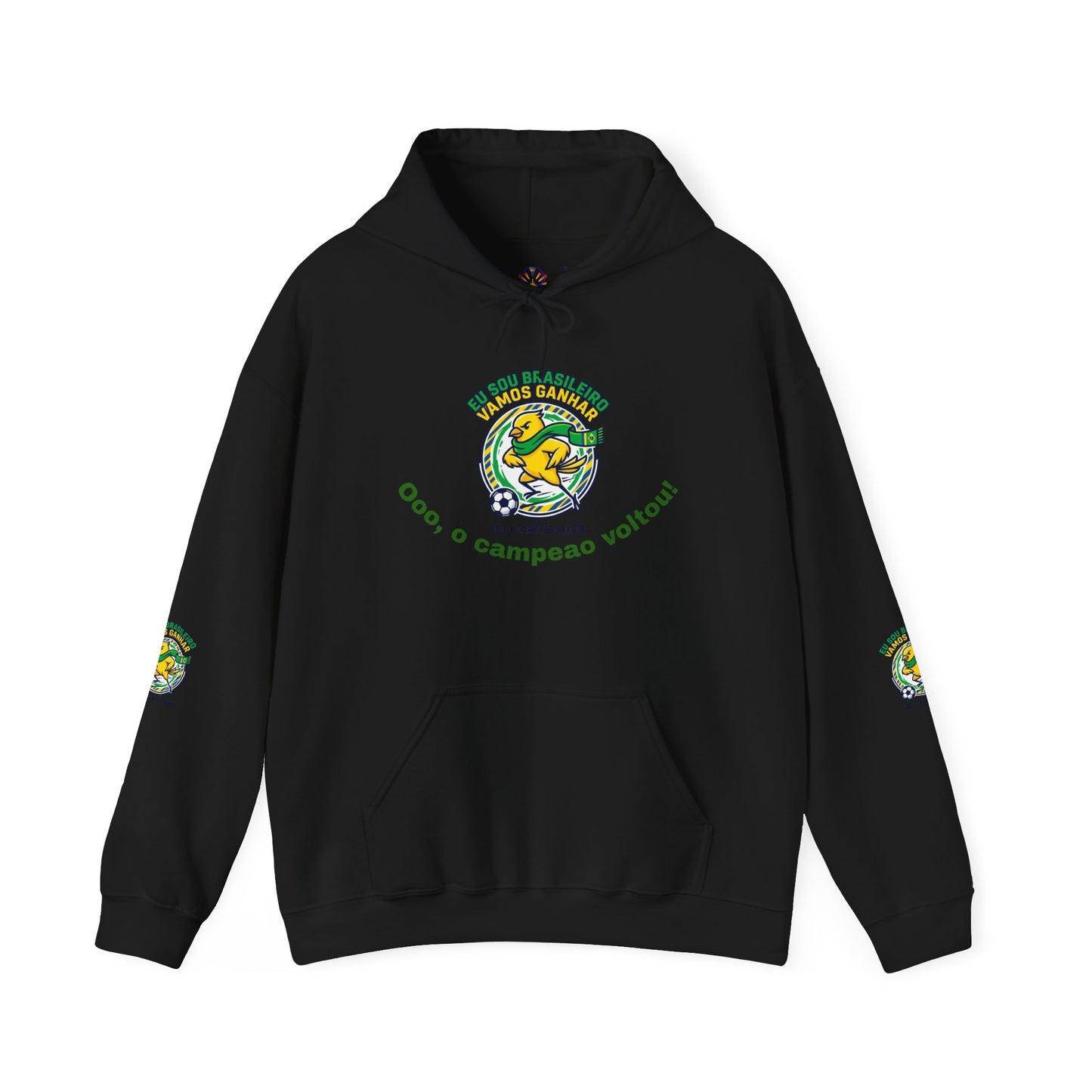 Brazil Retro Soccer Hoodie | national colors, supporters