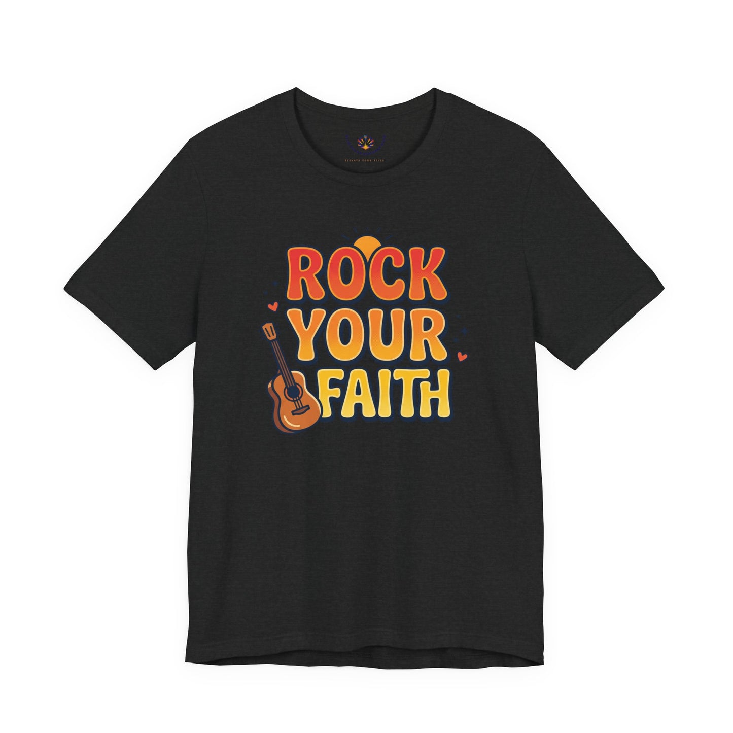 Rock Your Faith Tee | Christian encouragement, retro groovy pastel