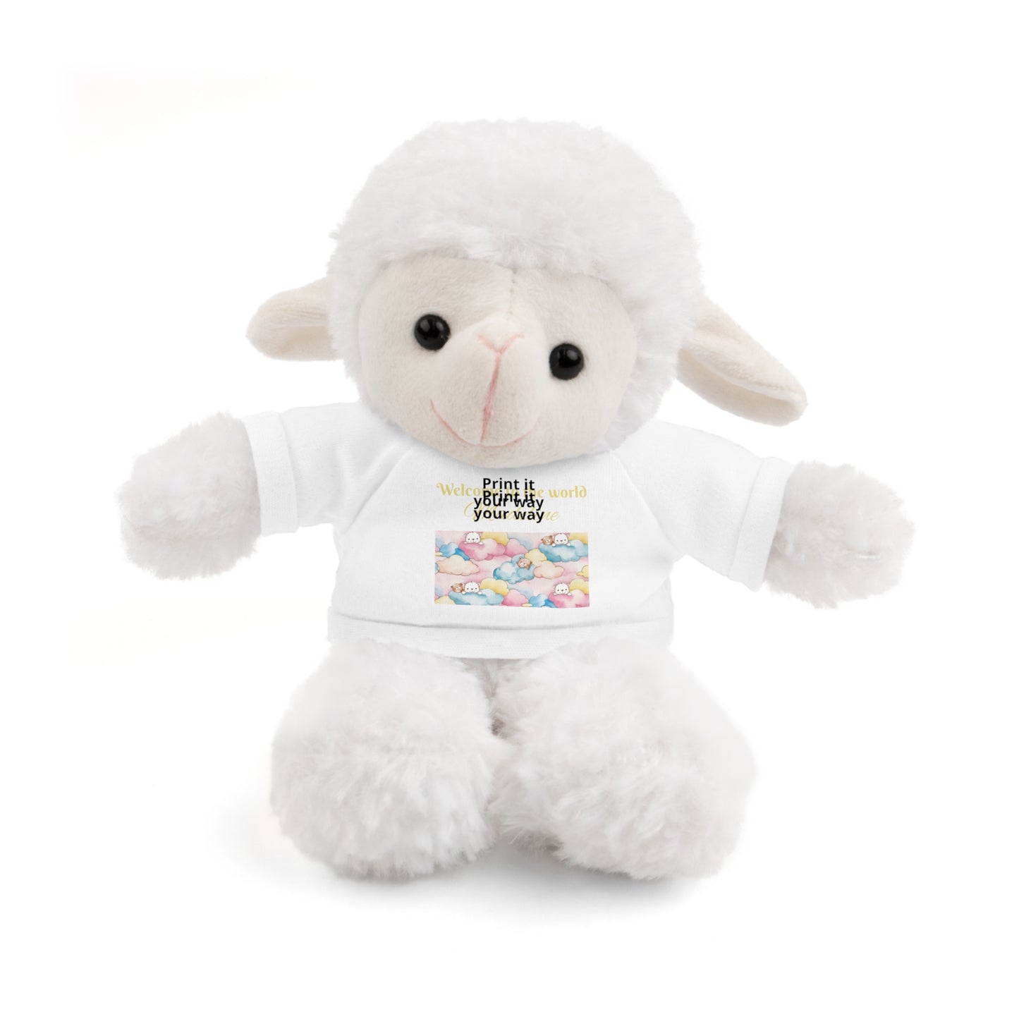 Welcome to the World Newborn Baby Teddy with 'Welcome to the world' Tee