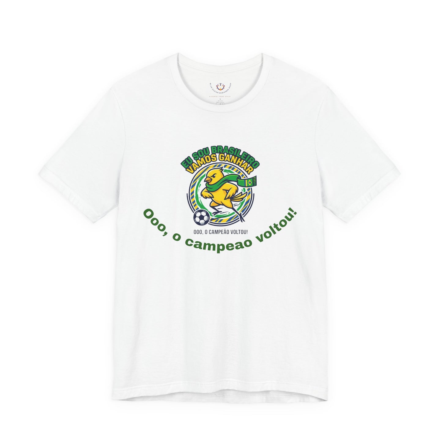 Brazil Soccer Tee | Country Pride, Retro Championship