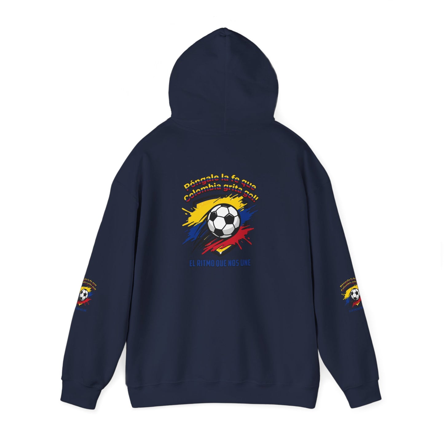 Colombia Pride Soccer Crest Hoodie | retro soccer, national colors