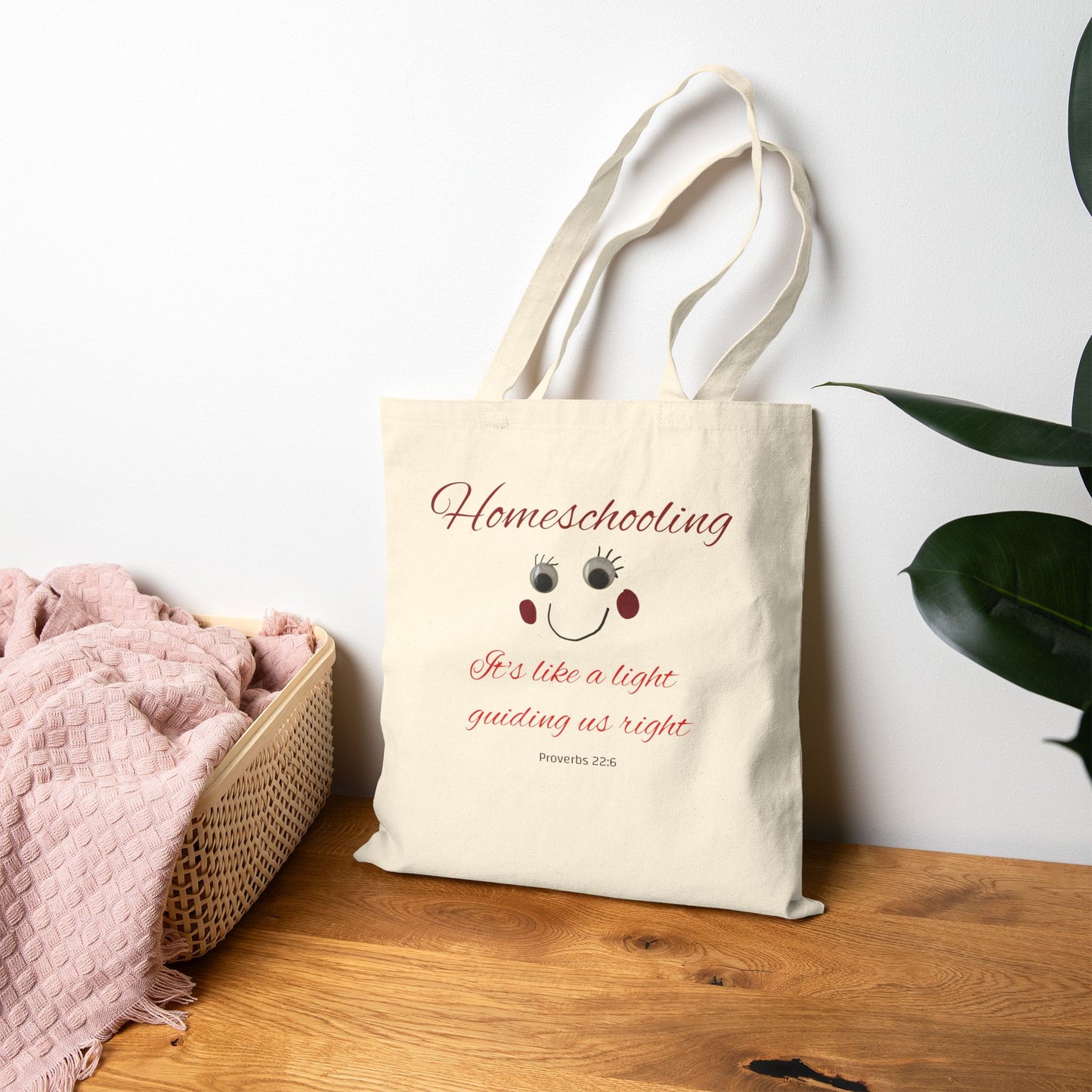 Homeschooling Cotton Tote Bag