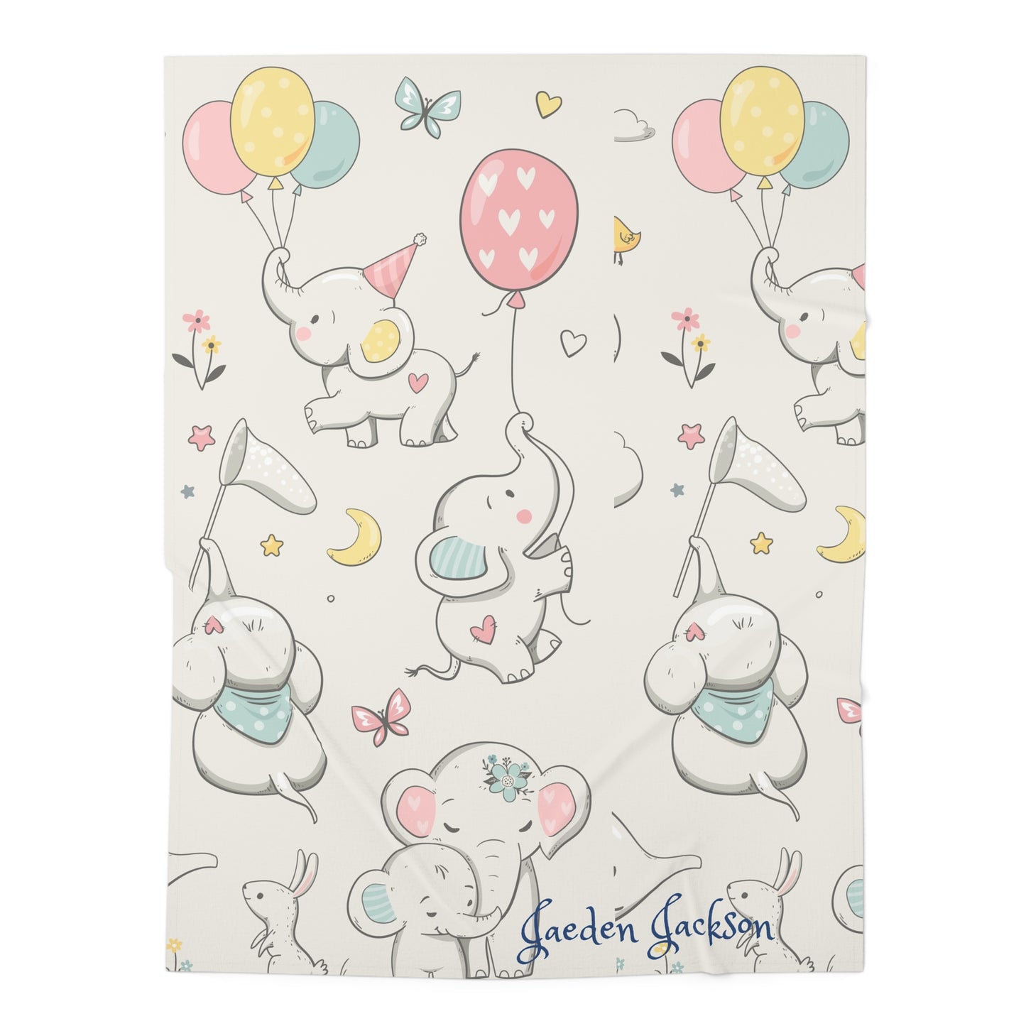 Personalizable Baby Swaddle Blanket | Perfect for Newborns, Cute Baby Shower Gift
