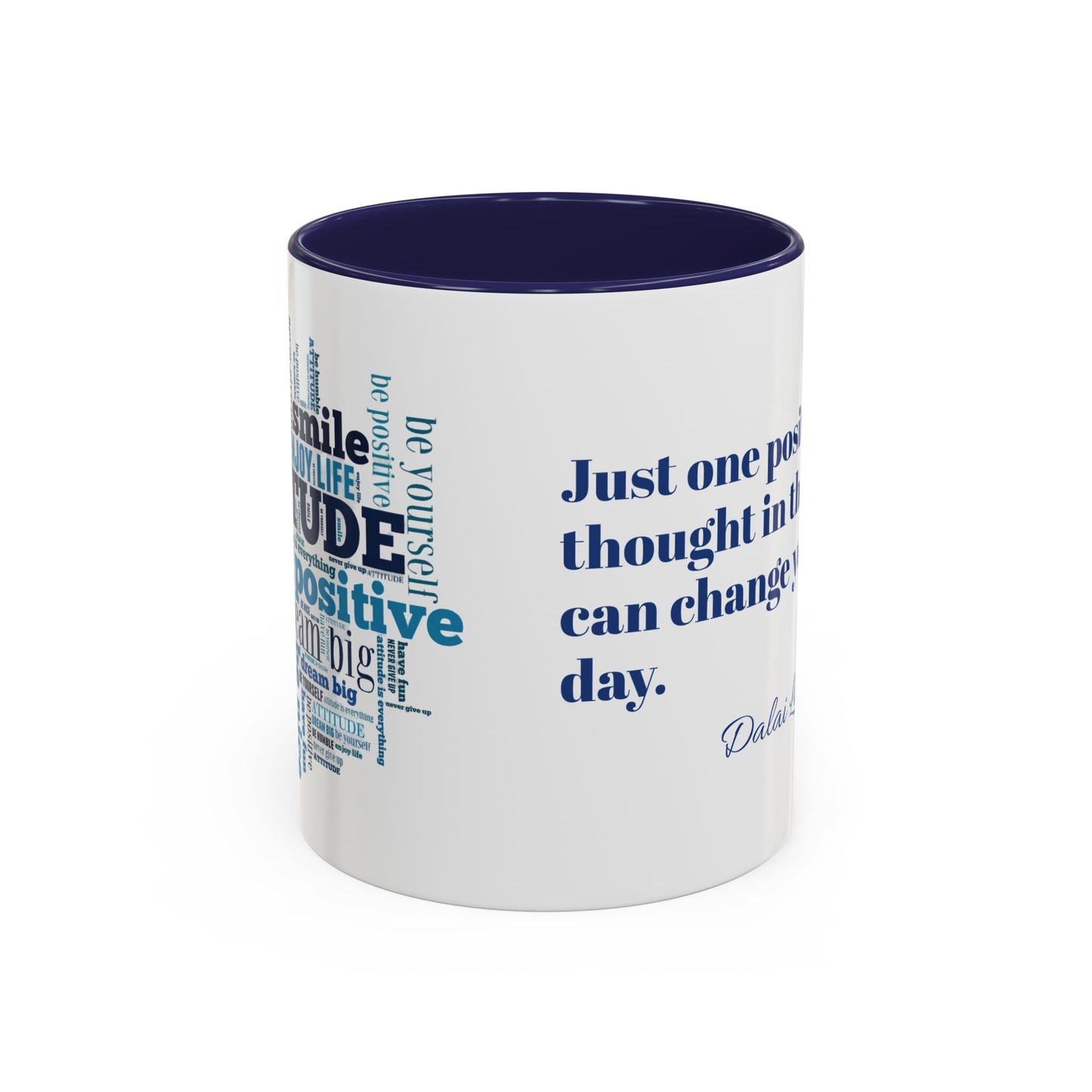 Positive Attitude Accent Coffee Mug (11, 15oz)