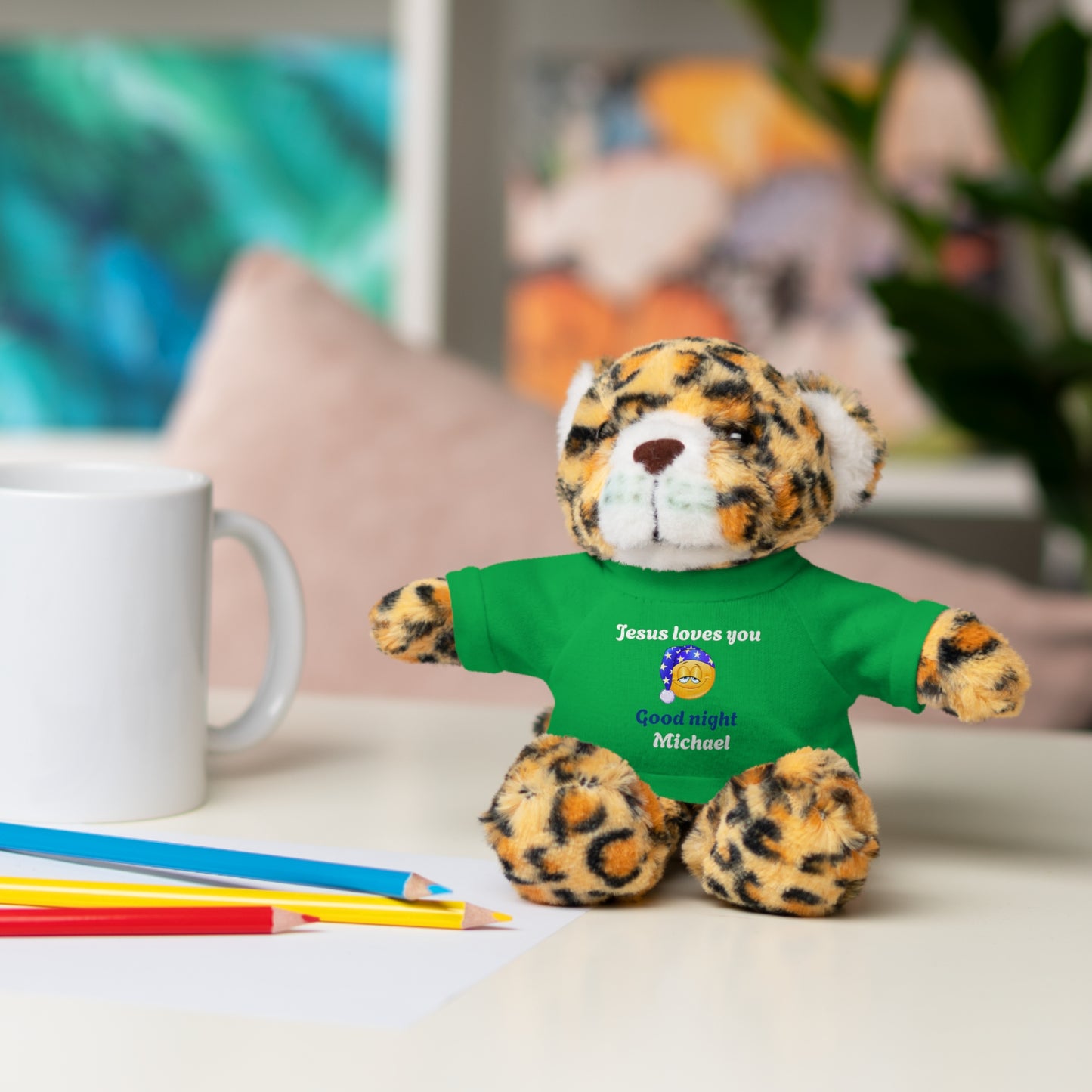 Personalizable Stuffed Animal Tee - Good Night Design