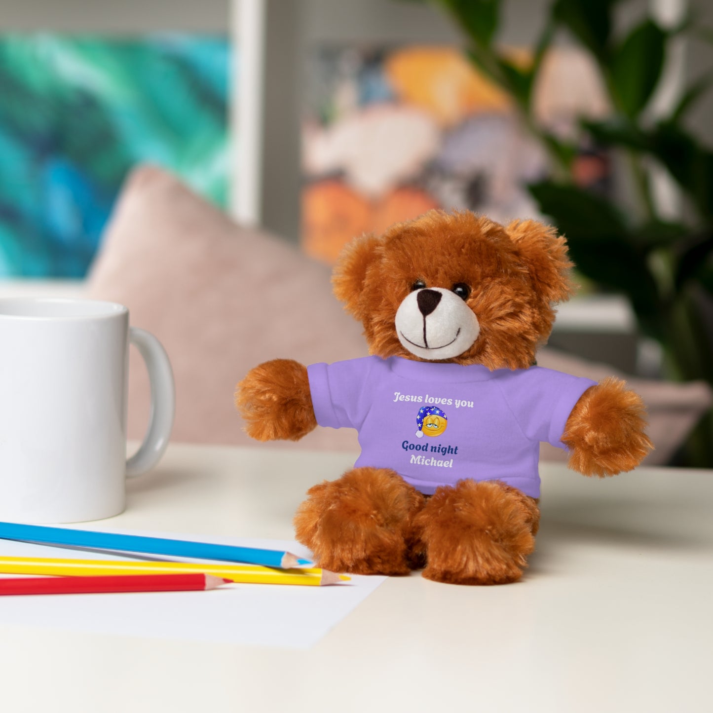Personalizable Stuffed Animal Tee - Good Night Design