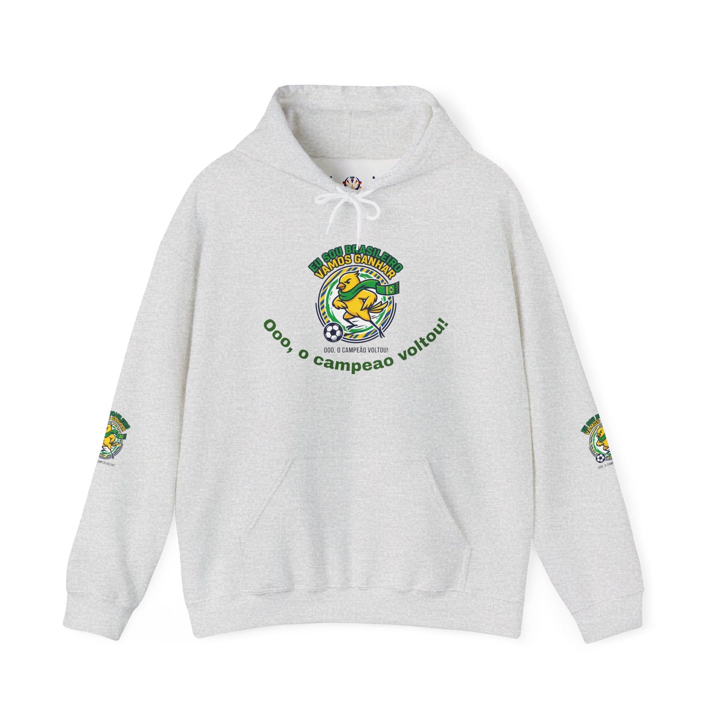 Brazil Retro Soccer Hoodie | national colors, supporters