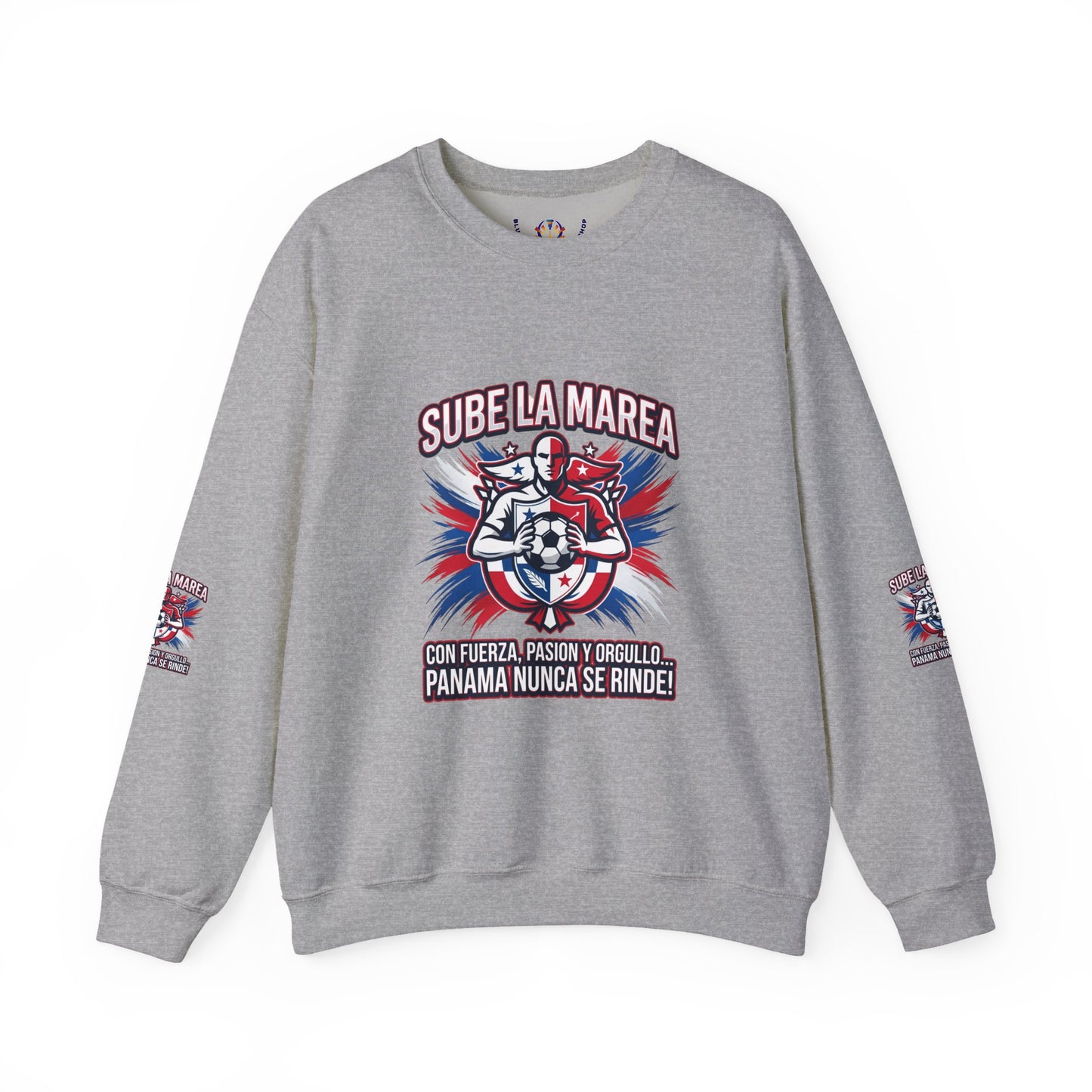 Sube La Marea Soccer Crewneck, Panama Country Pride, Retro Championship