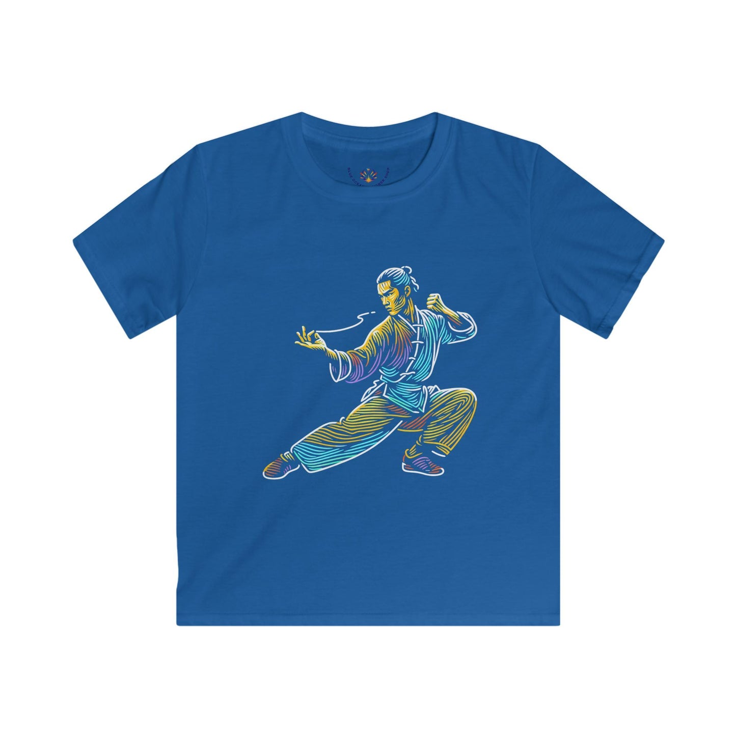 Kids Martial Arts T-Shirt — Colorful Kung Fu Graphic Tee for Boys & Girls