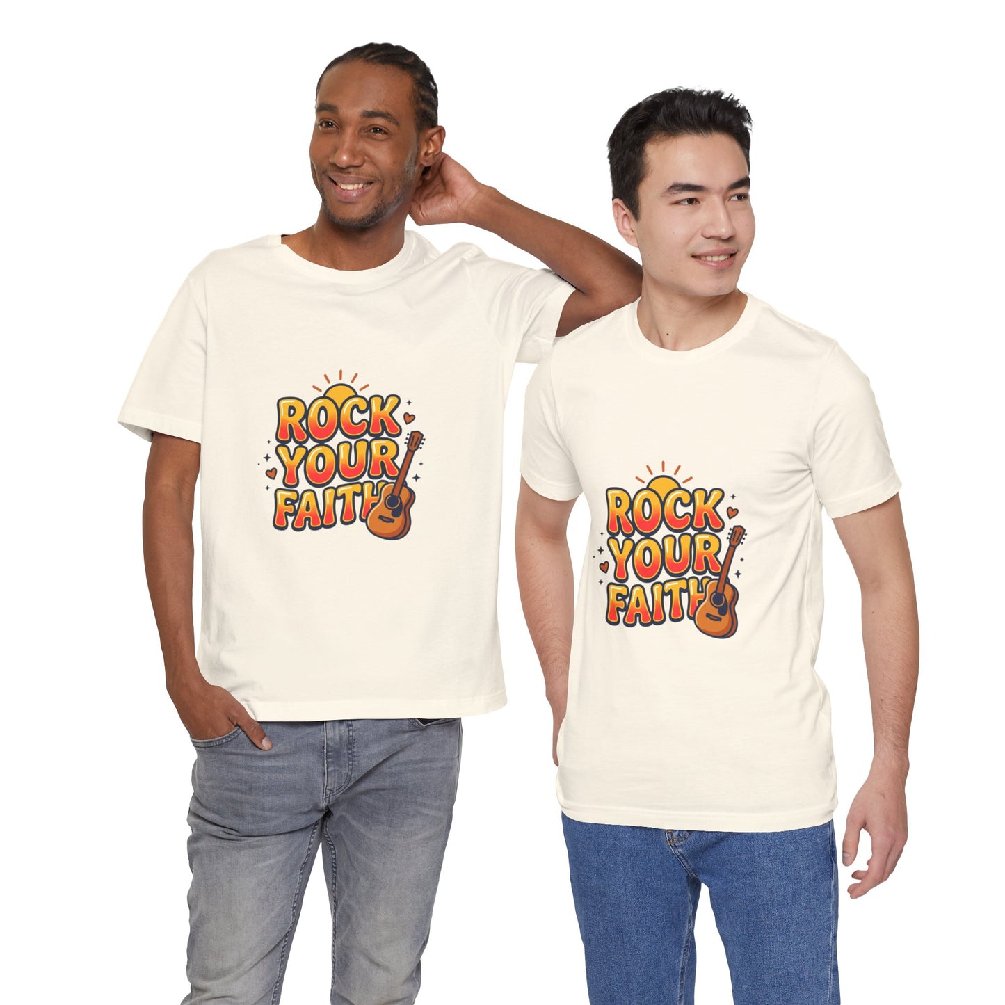 Rock Your Faith T-Shirt | Christian encouragement, retro groovy pastel