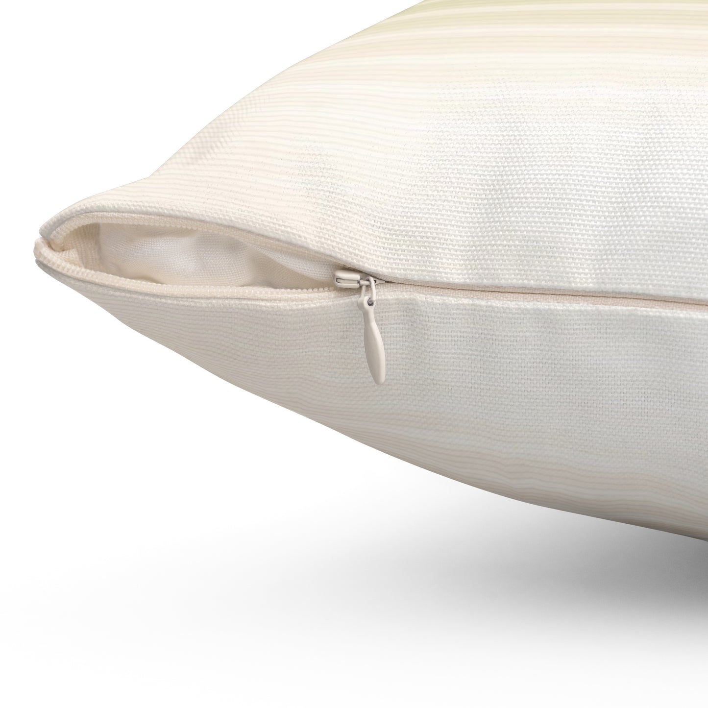 Neutral Ombre Stripes Decorative Throw Pillow