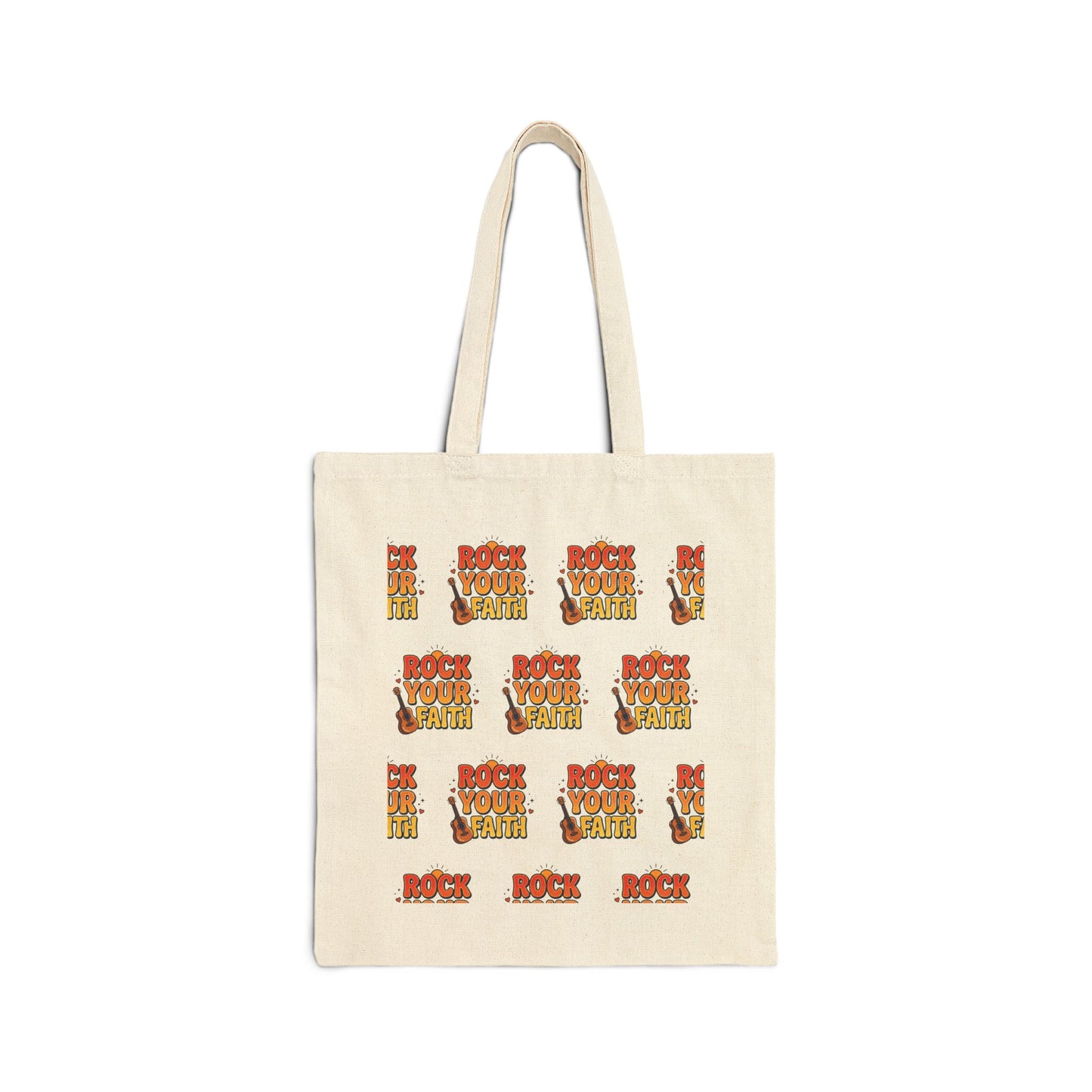 Rock Your Faith Tote | Christian encouragement, retro groovy pastel