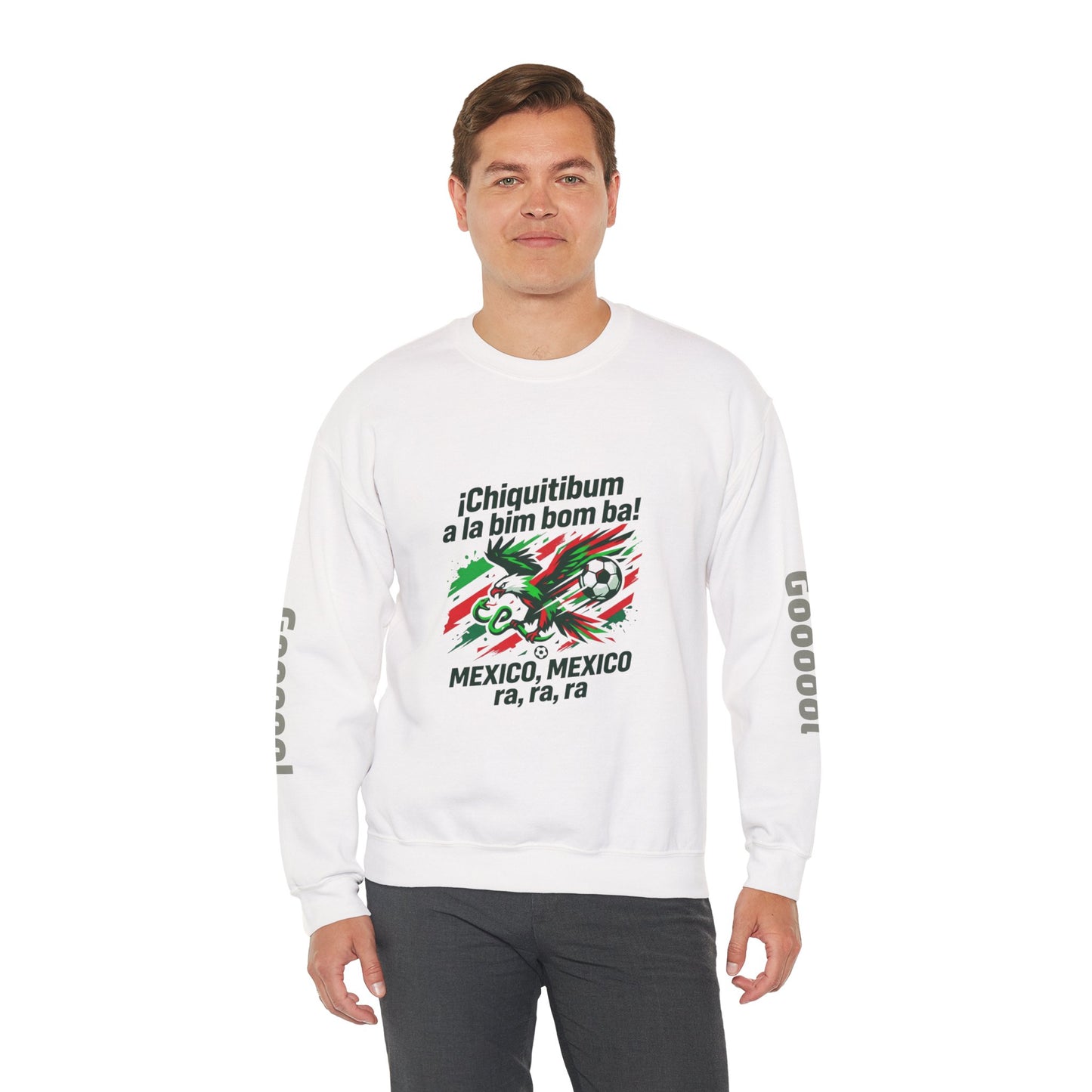 Mexico Chant Soccer Crewneck, country pride, retro soccer
