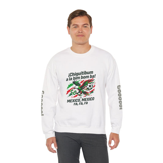Mexico Chant Soccer Crewneck, country pride, retro soccer